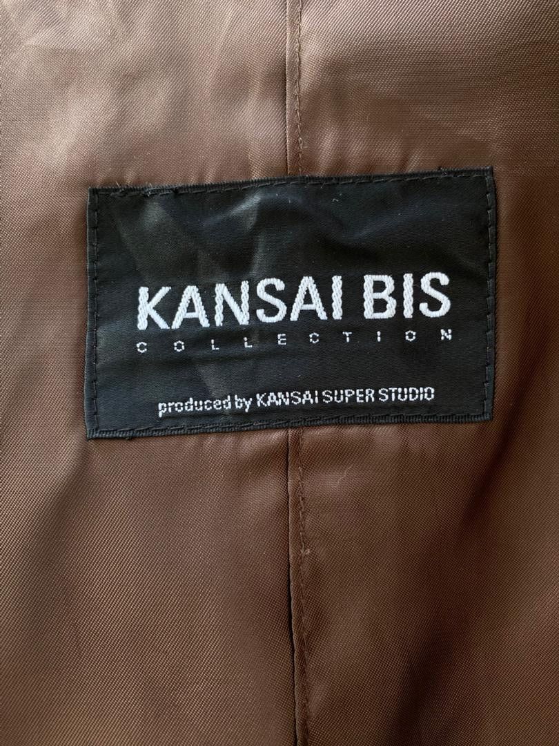Kansai Yamamoto KANSAI BIS WOMENS WOOL BUTTON JACKET Size L / US 10 / IT 46 - 8 Thumbnail