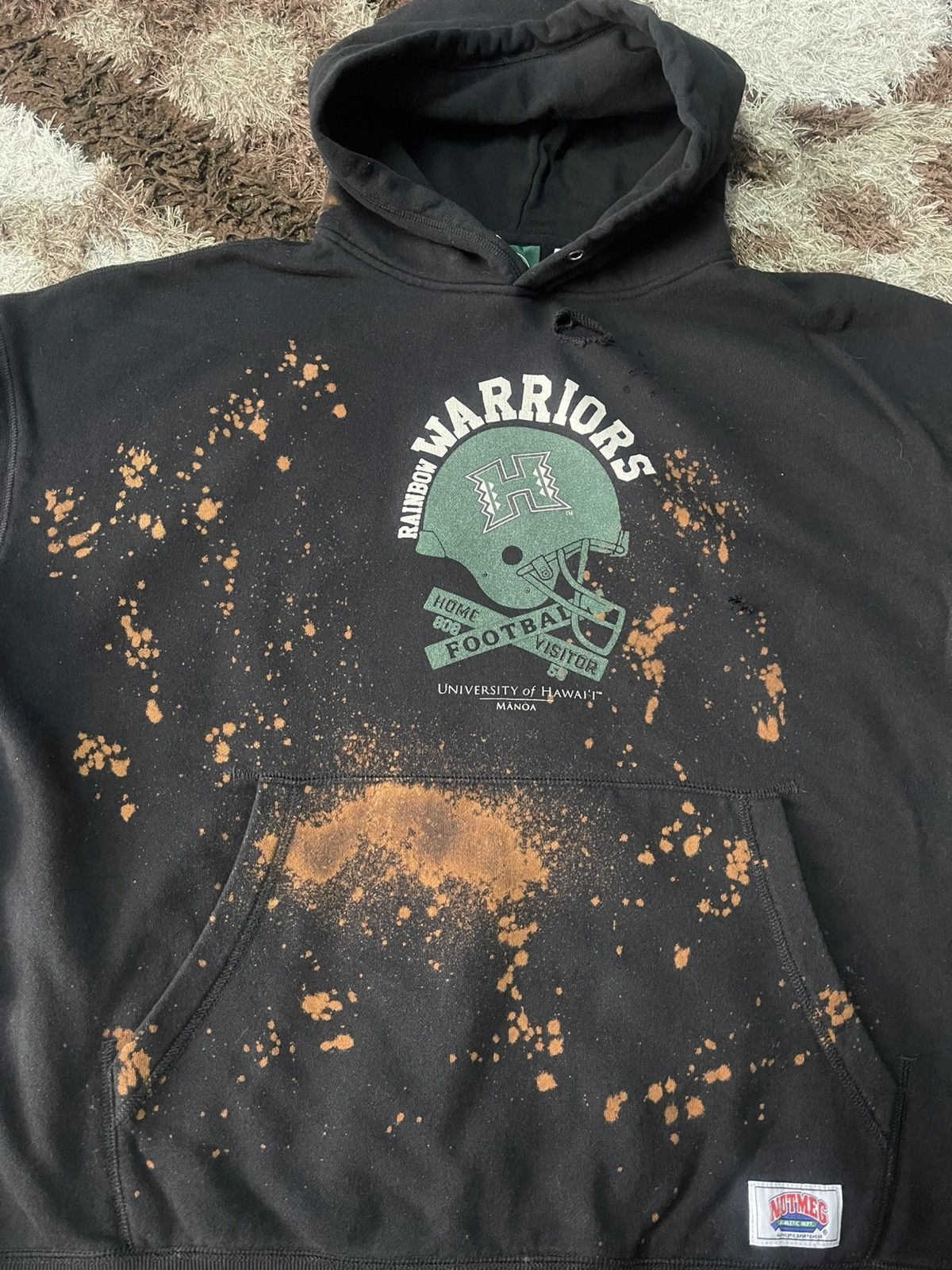 Nutmeg × Vintage VINTAGE DISTRESSED UNIVERSITY HAWAII NUTMEG VERY RARE Size US L / EU 52-54 / 3 - 2 Thumbnail