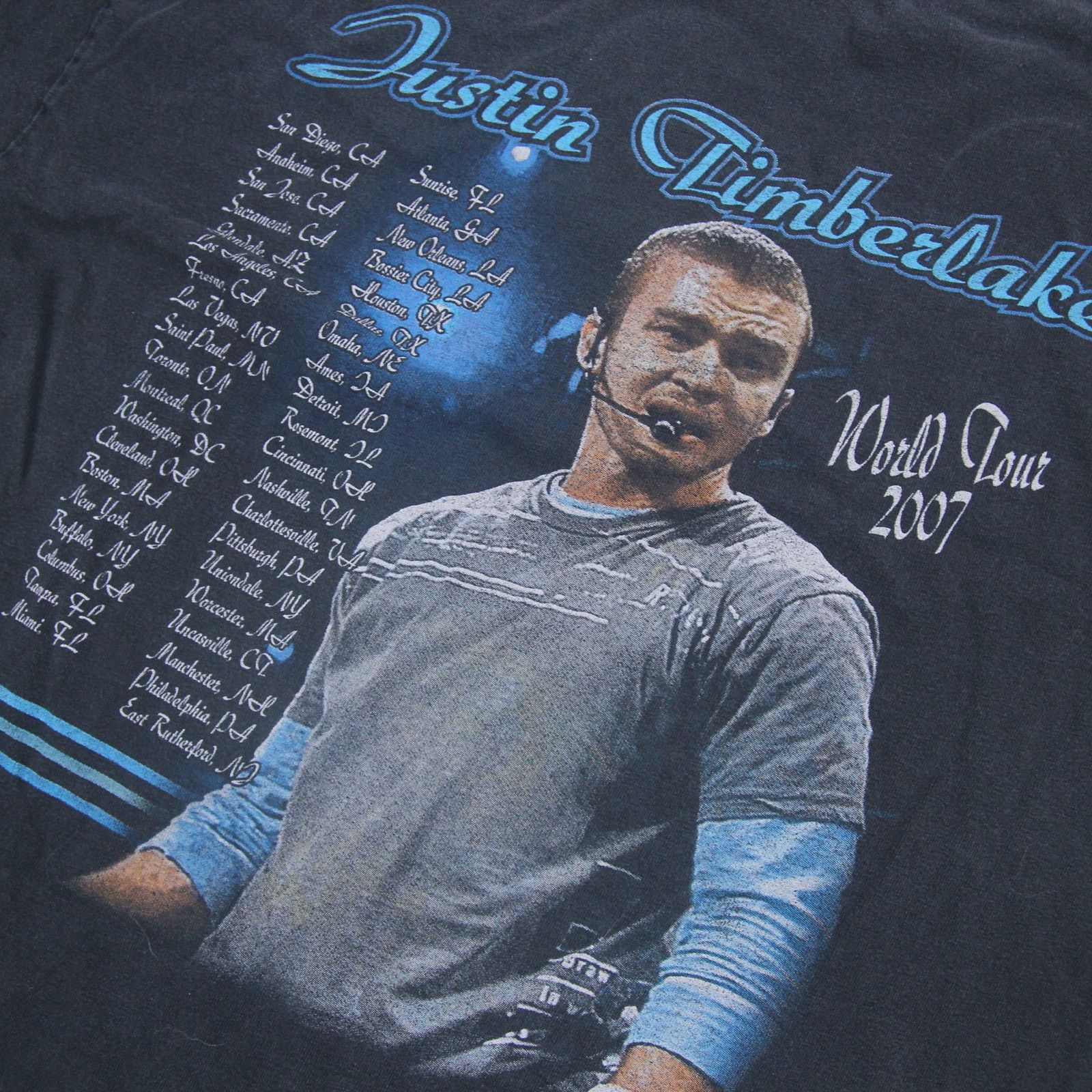 Rap Tees × Vintage Vintage Y2k 2007 Justin Timberlake Rap Tee Size US M / EU 48-50 / 2 - 5 Thumbnail