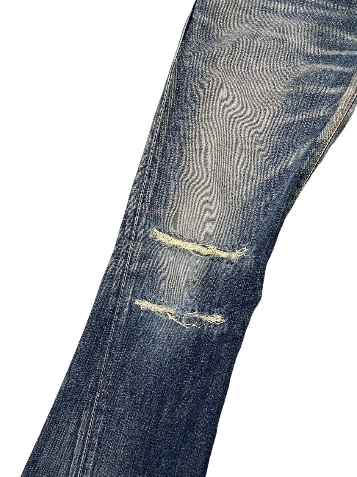 Edwin Flare Jeans Edwin Japan Faded Distress Boot Cut 6🟦7 Size US 30 / EU 46 - 6 Thumbnail