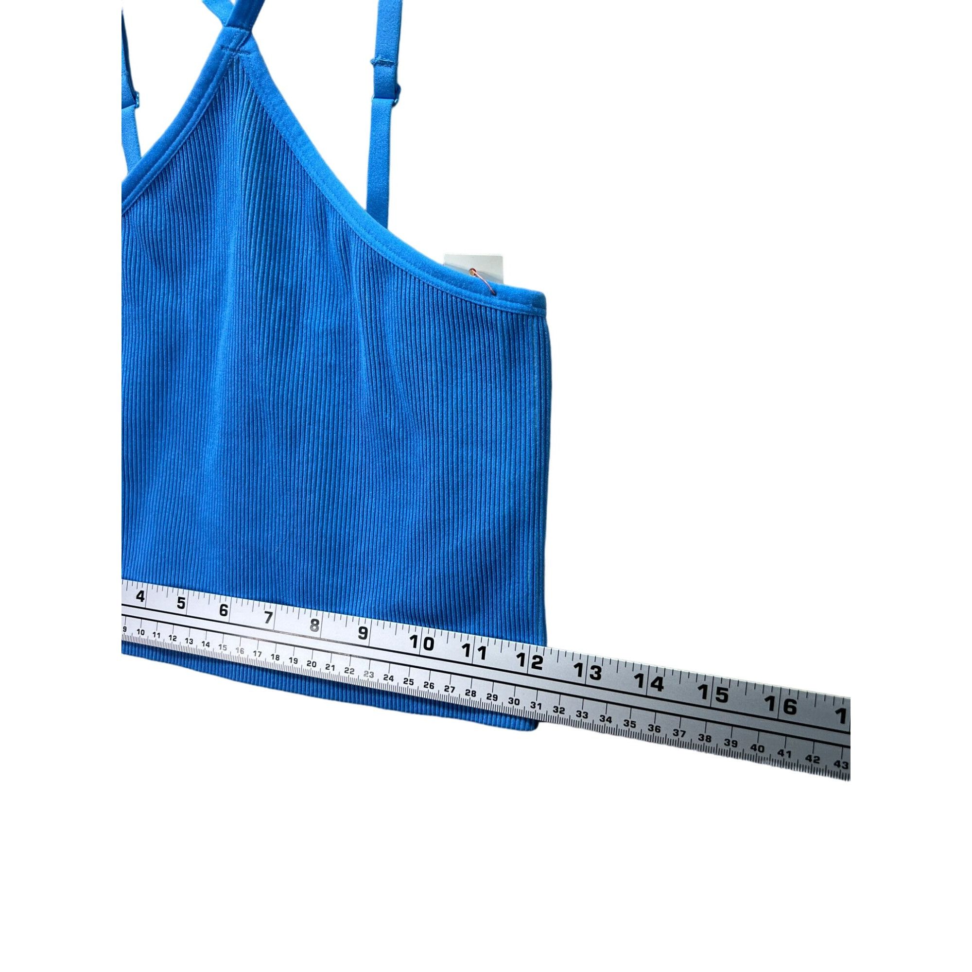 Other Colsie - Women's tank top Square Back Seamless Ribbed Halter Size L / US 10 / IT 46 - 7 Thumbnail