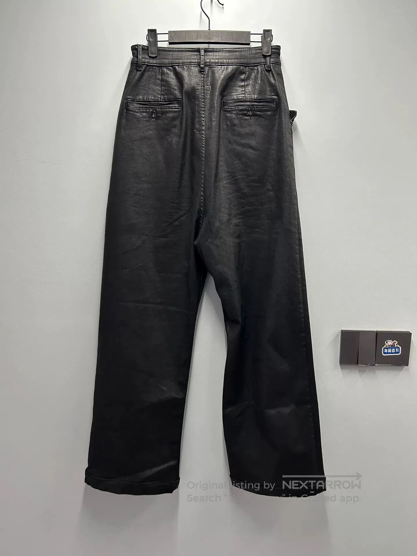 Rick Owens Rick Owens Waxed Wide. Size 26" / US 2 / IT 38 - 3 Thumbnail