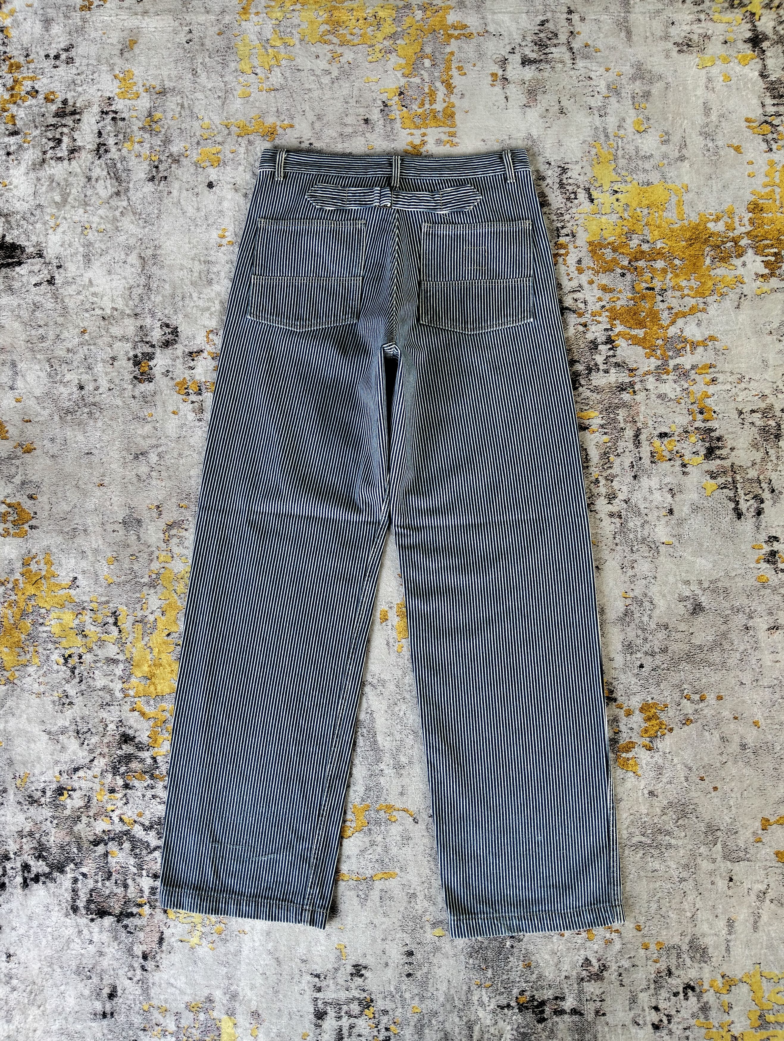 Japanese Brand Vintage Japanese East Boy Hickory Buckle Back Jeans Size US 33 - 1 Thumbnail