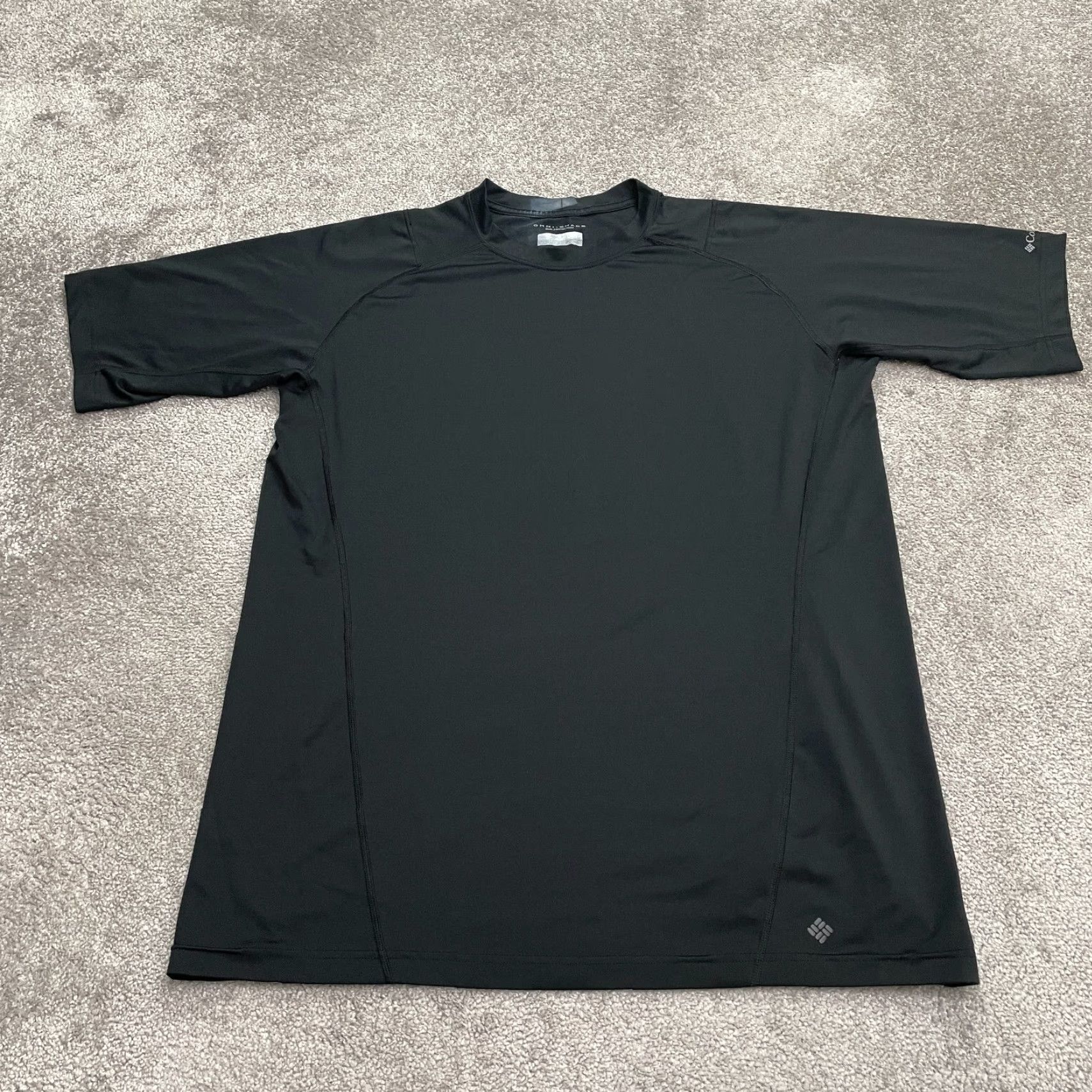 Vintage Columbia PFG Omni Shade T-Shirt Mens Large Black Crew Neck Tee (Vintage? No) Size US L / EU 52-54 / 3 - 2 Thumbnail