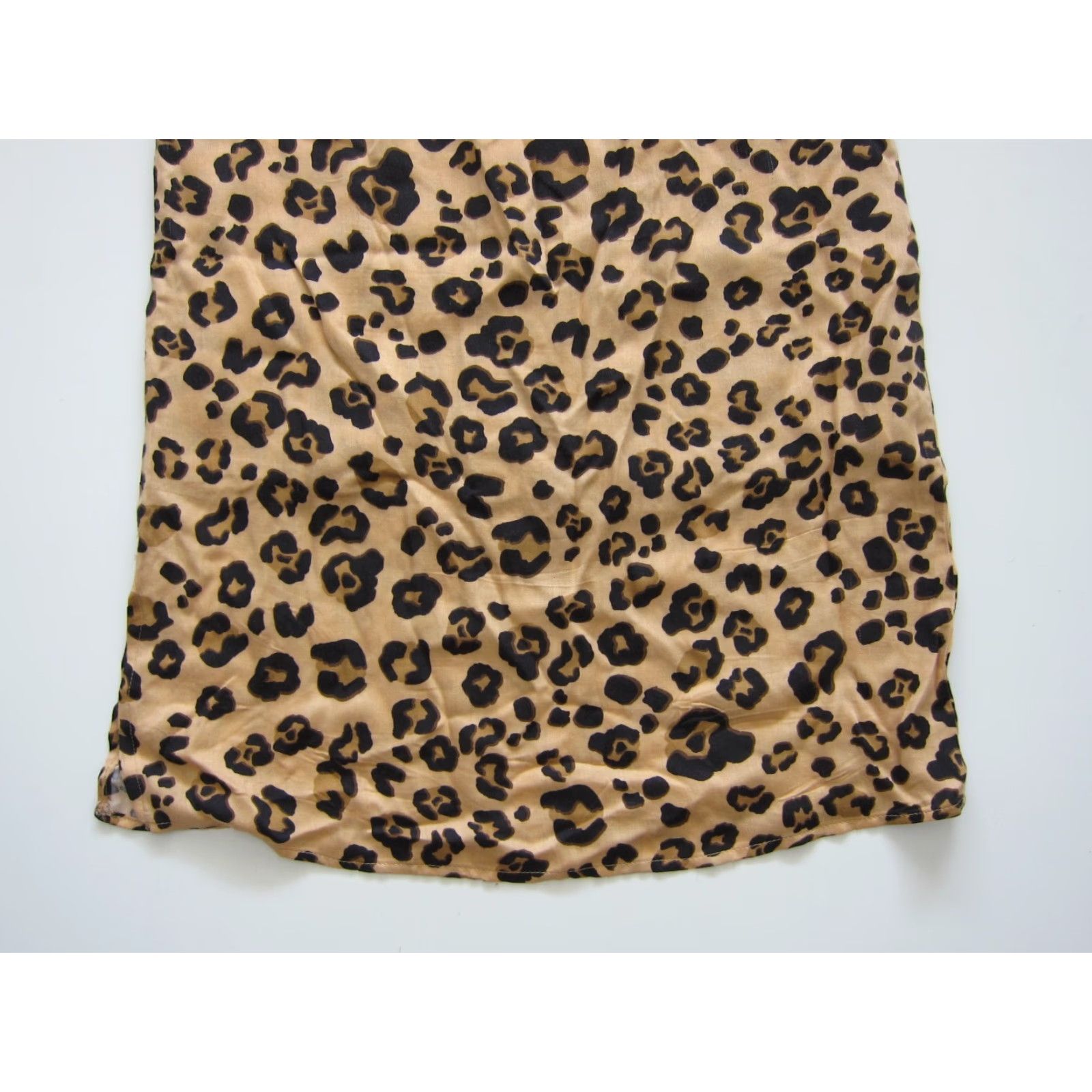 Vintage Stillwater Stillwater 100% Rayon Brown Leopard Print Pencil Straight Skirt XL Women Midi Zip Lined Size 40" / US 18 - 6 Thumbnail