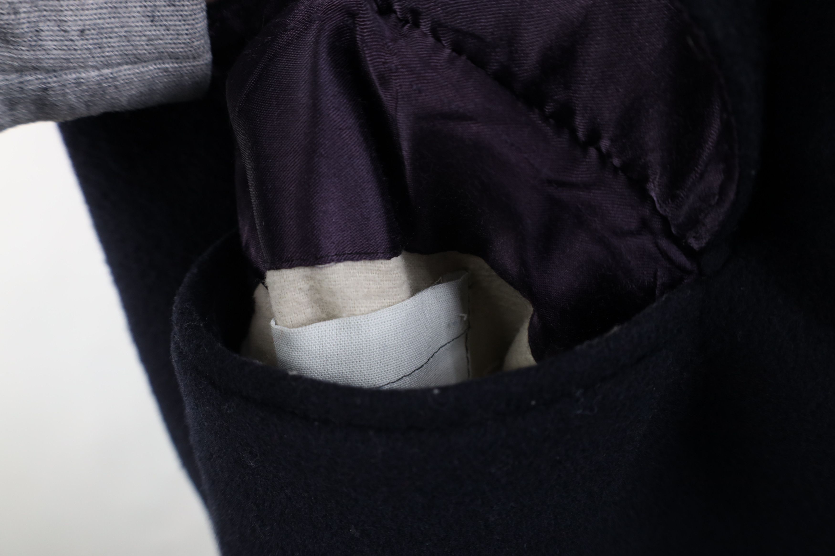Vintage Vintage 90s Streetwear Blend Overcoat Jacket Navy Blue Size US XXL / EU 58 / 5 - 7 Thumbnail