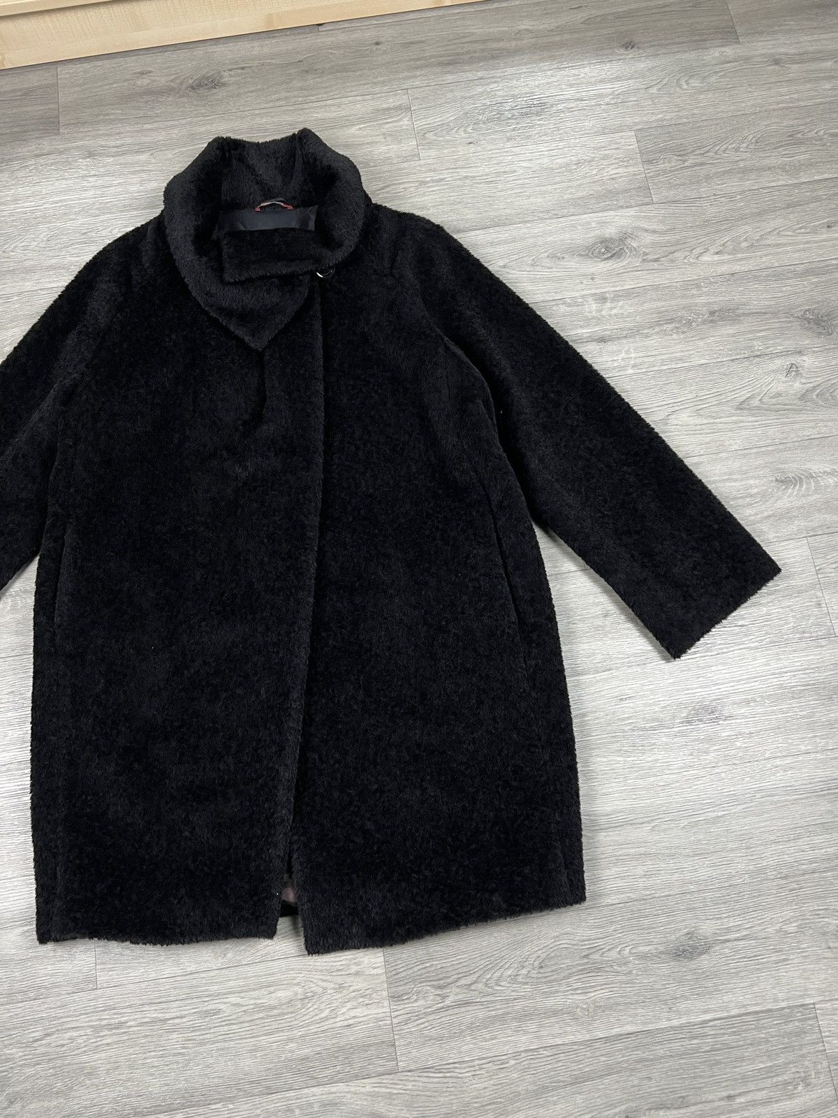 Max Mara Women’s Max Mara Alpaca Blend Coat Black Size L / US 10 / IT 46 - 5 Thumbnail