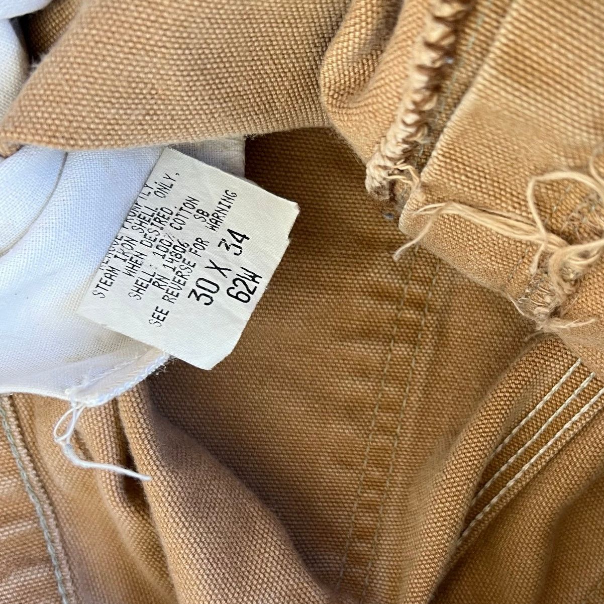 Carhartt × Vintage Carhartt brown double knee work wear carpenter pants Size US 29 - 7 Thumbnail