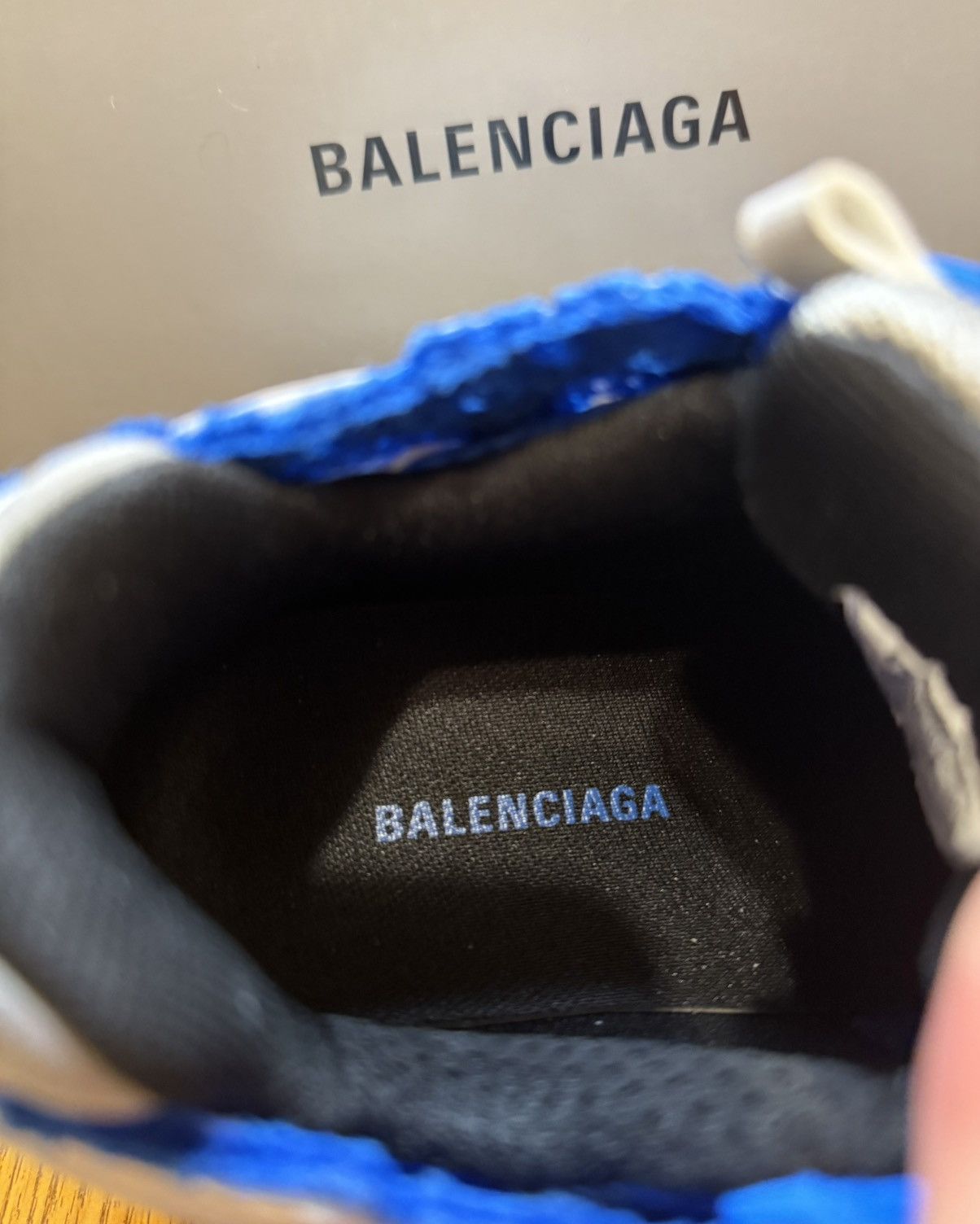 Balenciaga Balenciaga Runner Sneaker (Blue/White) Size US 4 / IT 34 - 8 Thumbnail