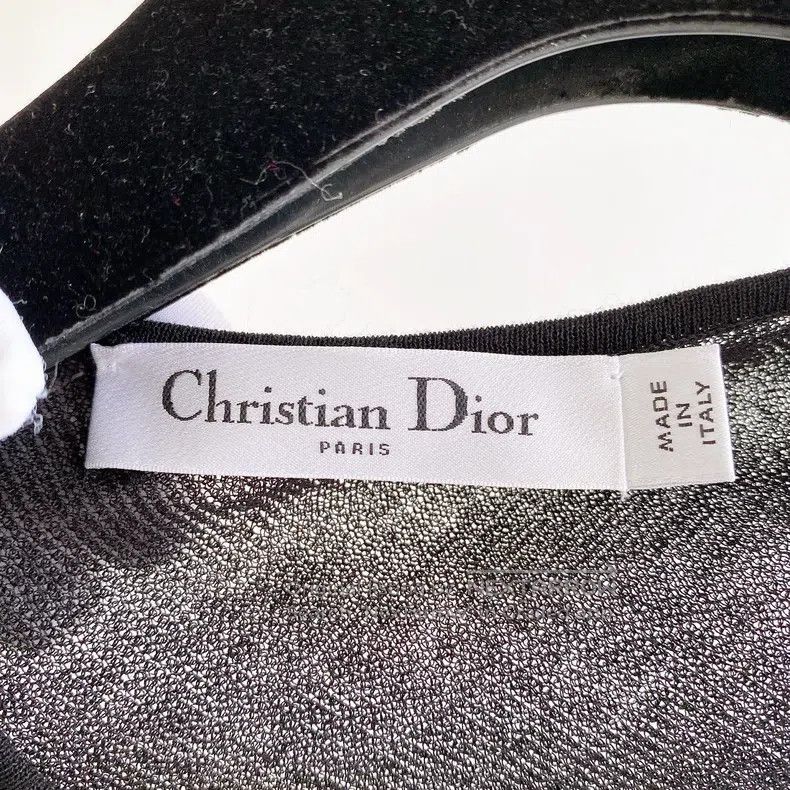 Dior Dior Black irregular long sleeves Size XXS / US 00 / IT 34 - 6 Thumbnail