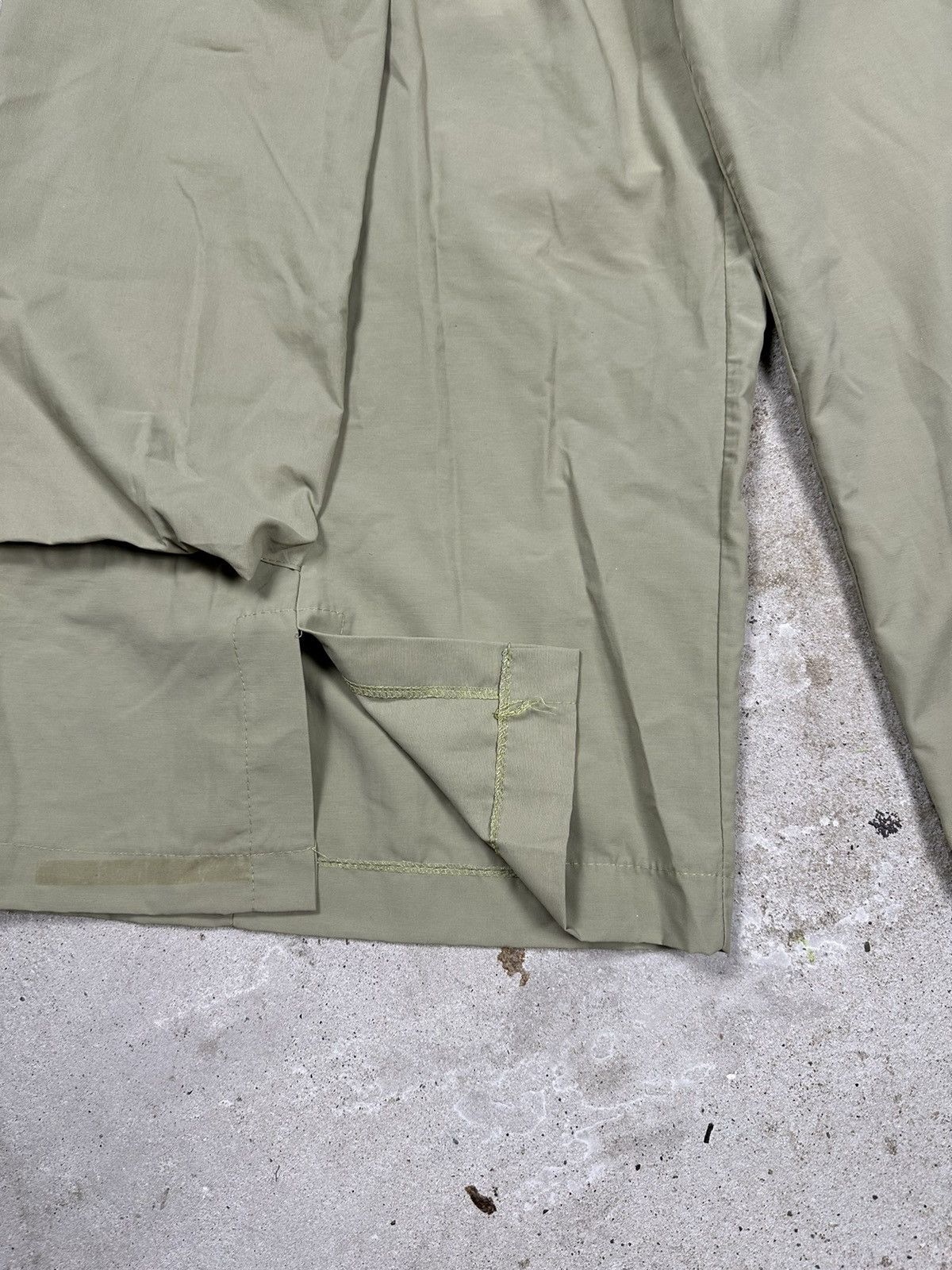 Japanese Brand × Vintage Vintage Y2K Ultra Baggy Cargo Olive Track Pants Loose Size US 33 - 8 Thumbnail