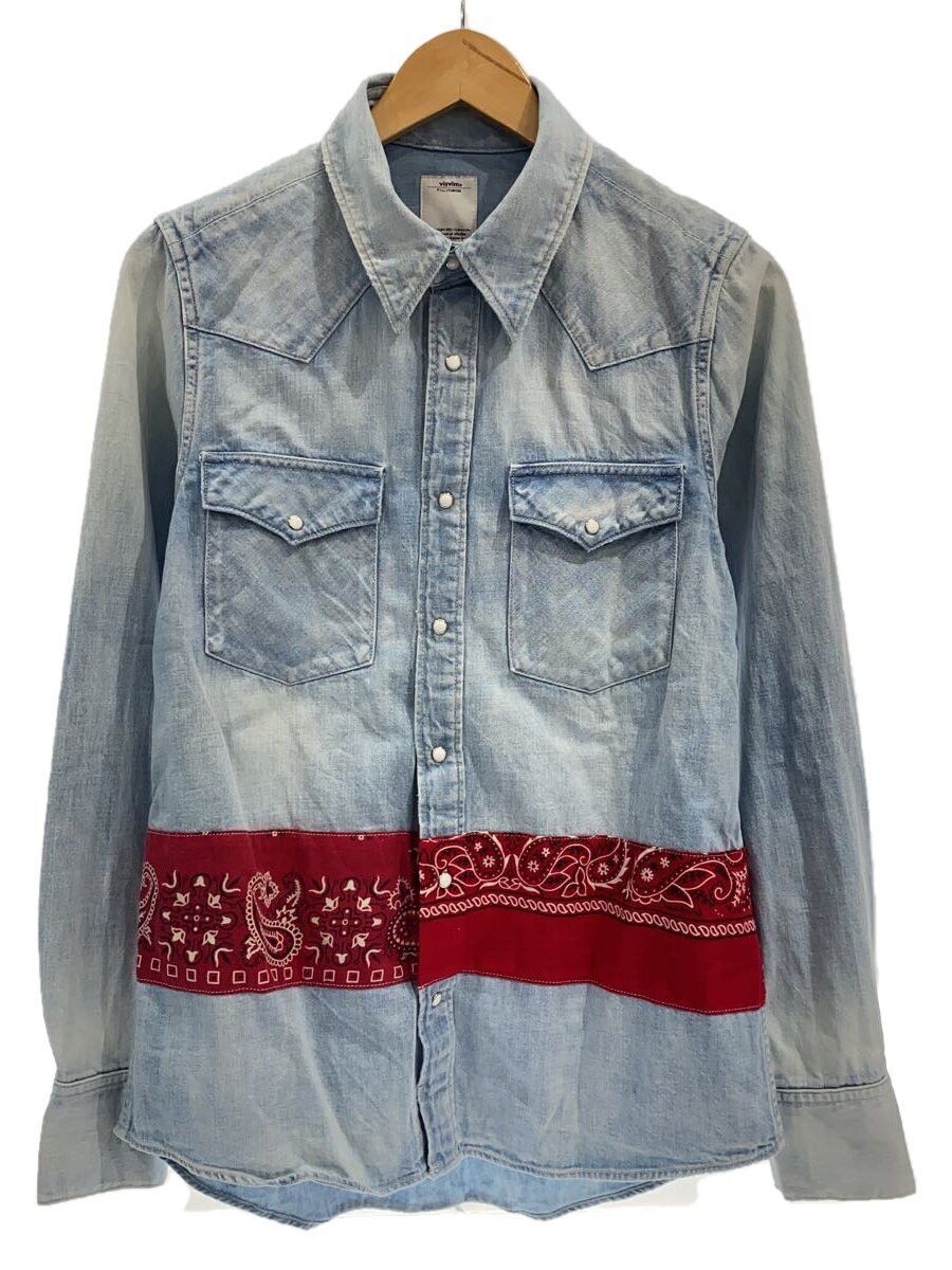 Visvim Denim Long Sleeve Shirt Size US S / EU 44-46 / 1 - 1 Thumbnail