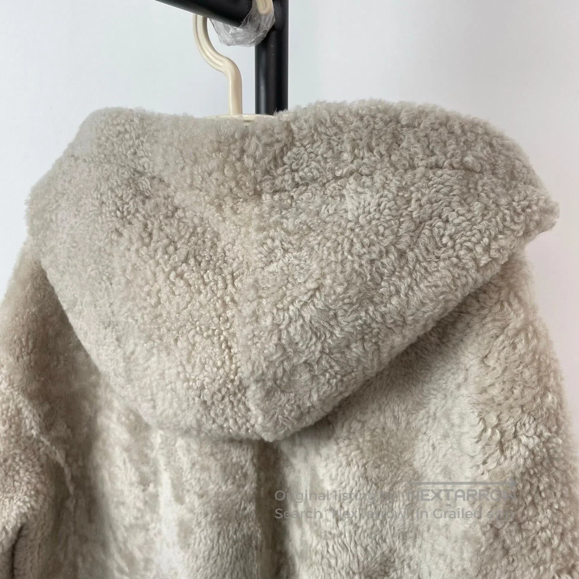 Maxmara Classic Long Wool Hooded Coat 36.