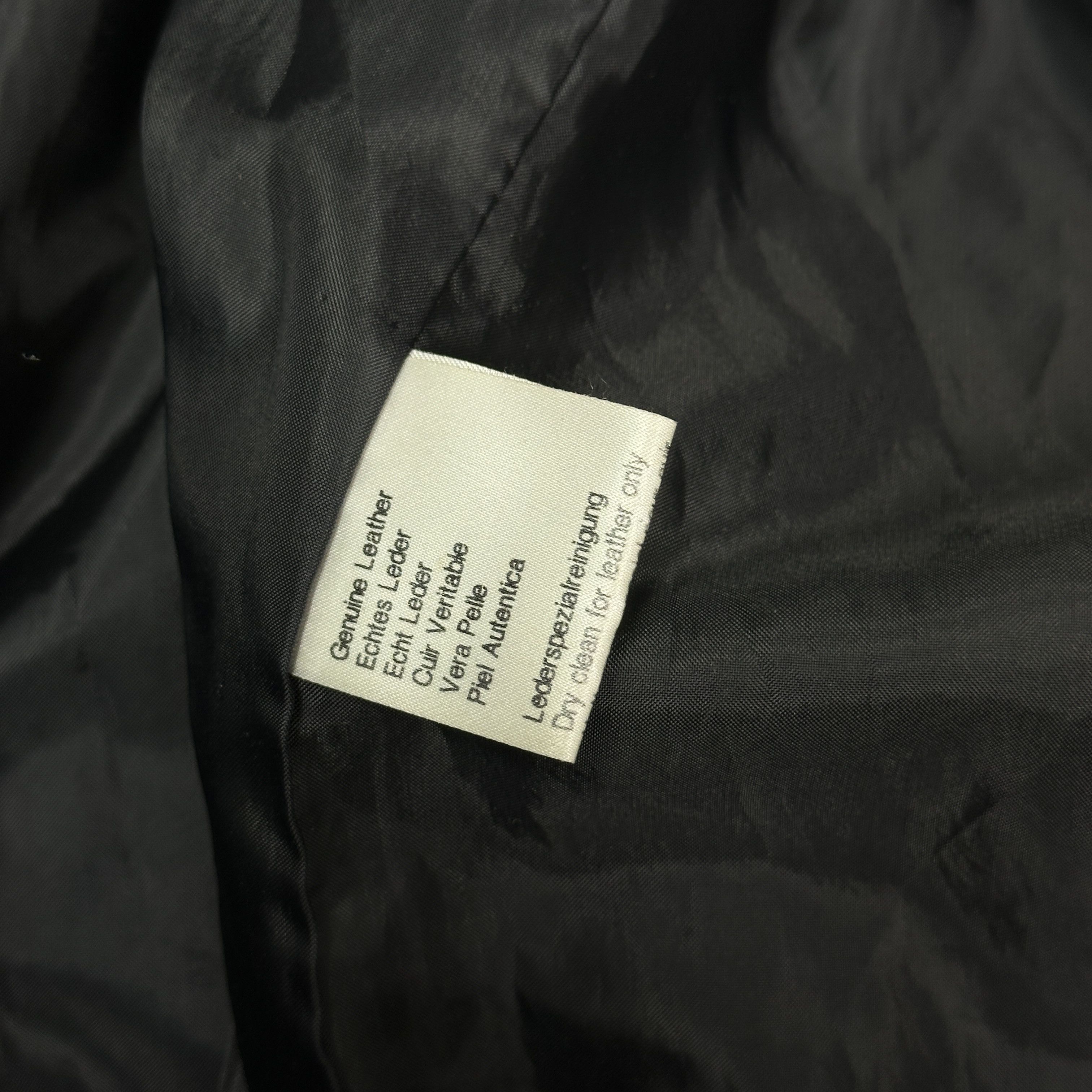 Vintage Vintage Avant Garde Leather Grunge Biker Moto Jacket Y2K Size US L / EU 52-54 / 3 - 4 Thumbnail