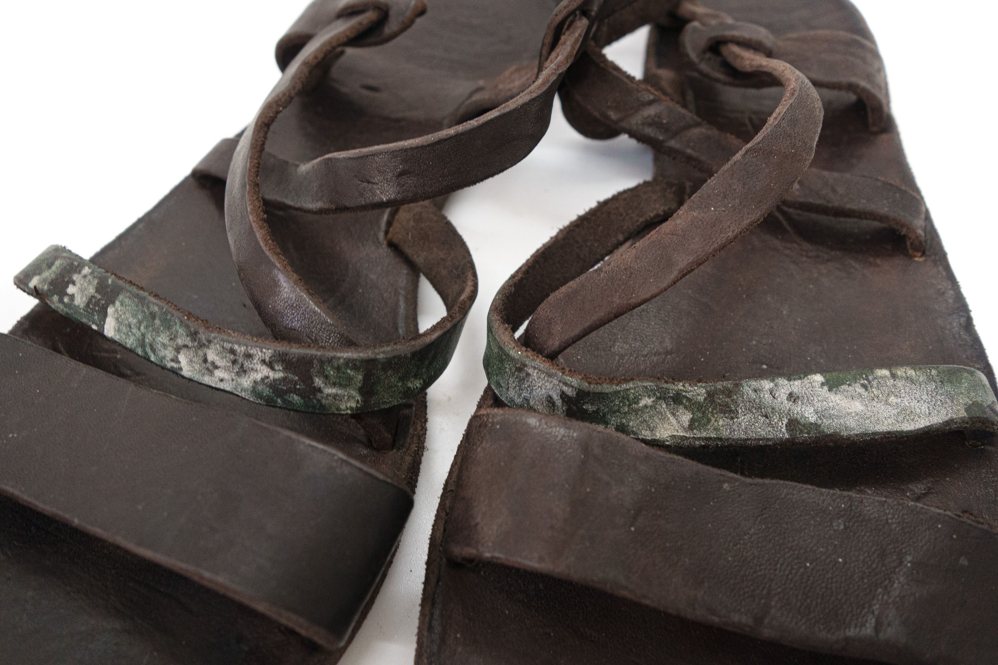Officine Creative Gladiator Leather Grunge Sandals Size US 9 / IT 39 - 3 Thumbnail