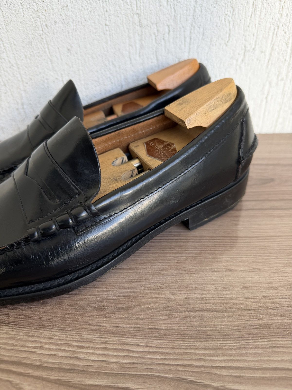 Prada Brushed leather penny loafers Size US 9.5 / EU 42-43 - 9 Thumbnail