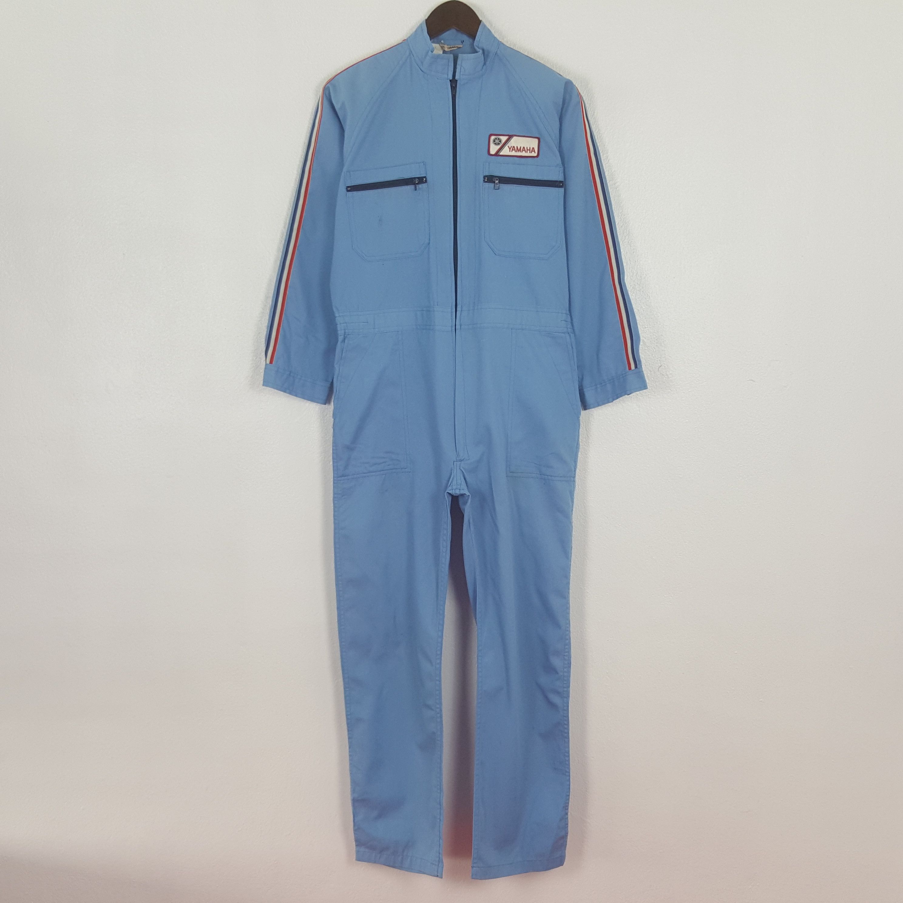 Yamaha Vintage Yamaha Racing Worker Coverall Jumpsuit Jacket Size US S / EU 44-46 / 1 - 4 Thumbnail