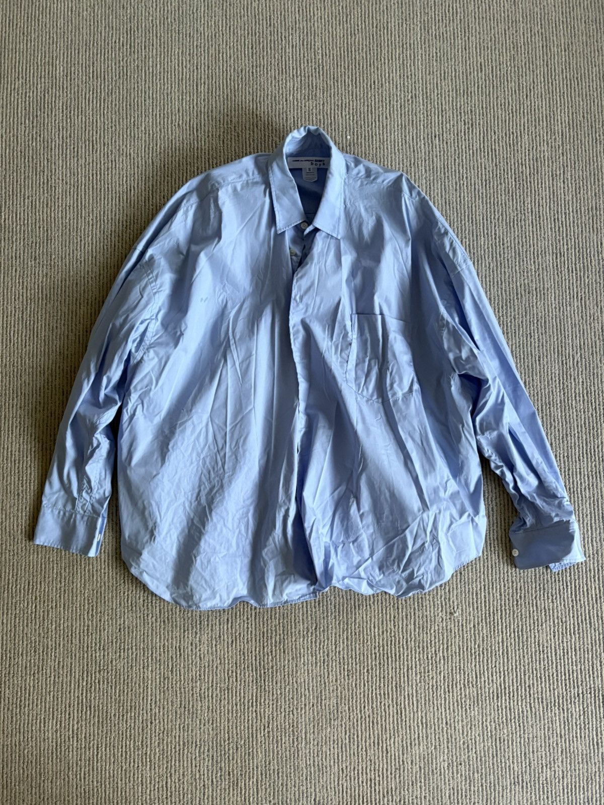 Comme des Garcons CDG Shirt Boys Oversized Wide Shirt Size US XS / EU 42 / 0 - 1 Thumbnail