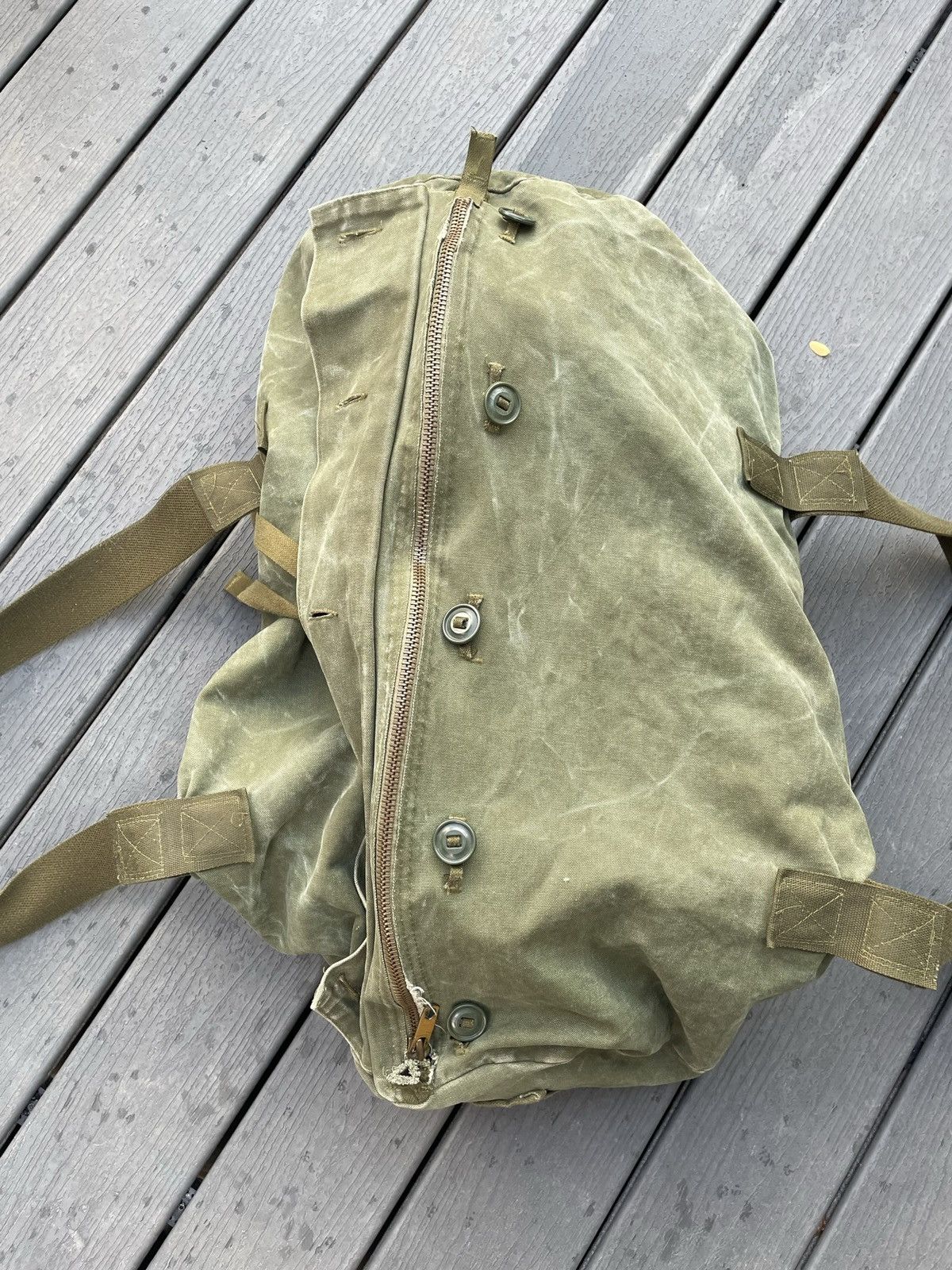 Other 1970s Military Vintage Duffle Bag Size ONE SIZE - 9 Thumbnail