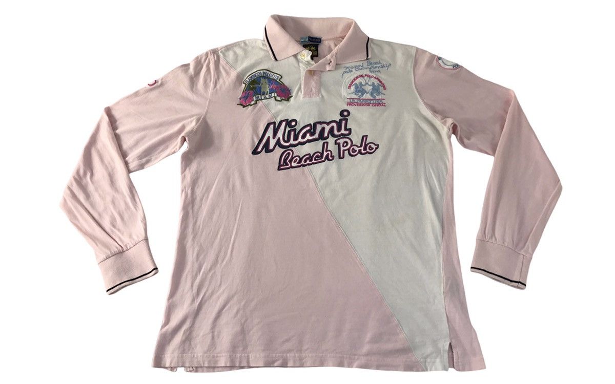 La Martina La Martina Flamingos Polo Club Miami Beach #1 Polo Tee Size US L / EU 52-54 / 3 - 1 Thumbnail