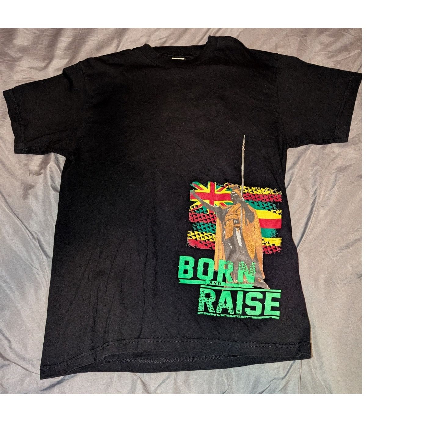 Hanes Vintage Shaka Hawaii Native Born and Raise T-Shirt Large Size US L / EU 52-54 / 3 - 1 Thumbnail