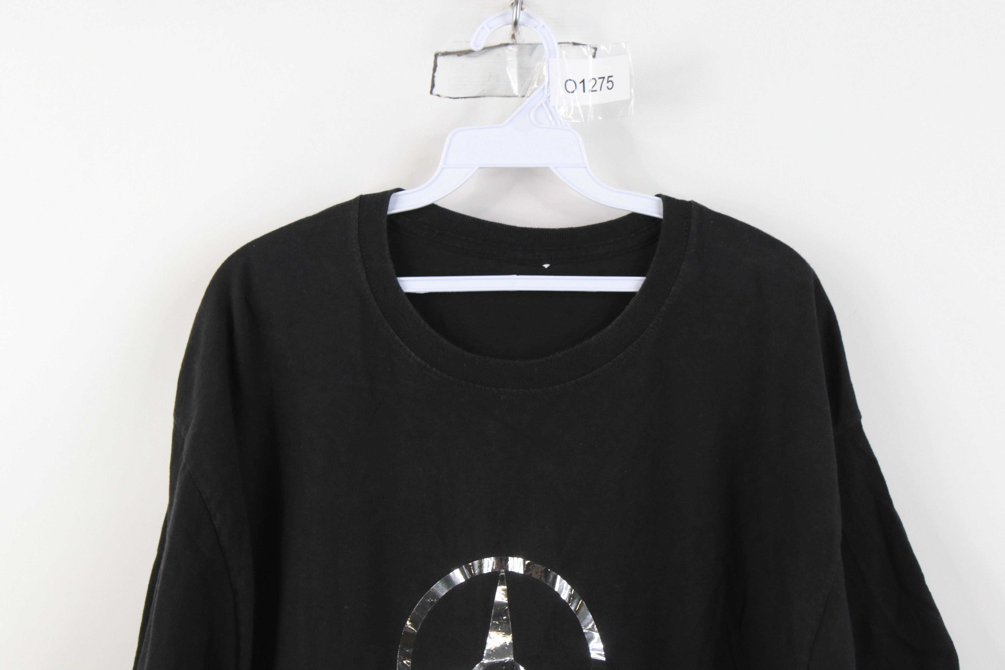 Vintage Vintage 90s Y2K Spell Out Mercedes Benz Racing T-Shirt Black Size US XL / EU 56 / 4 - 2 Thumbnail