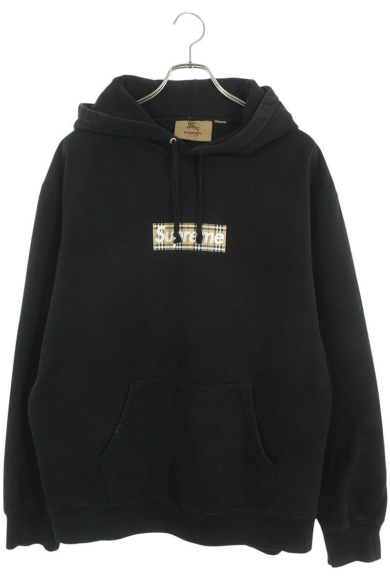 Burberry × Supreme Supreme Burberry Box Logo Hoodie Hooded