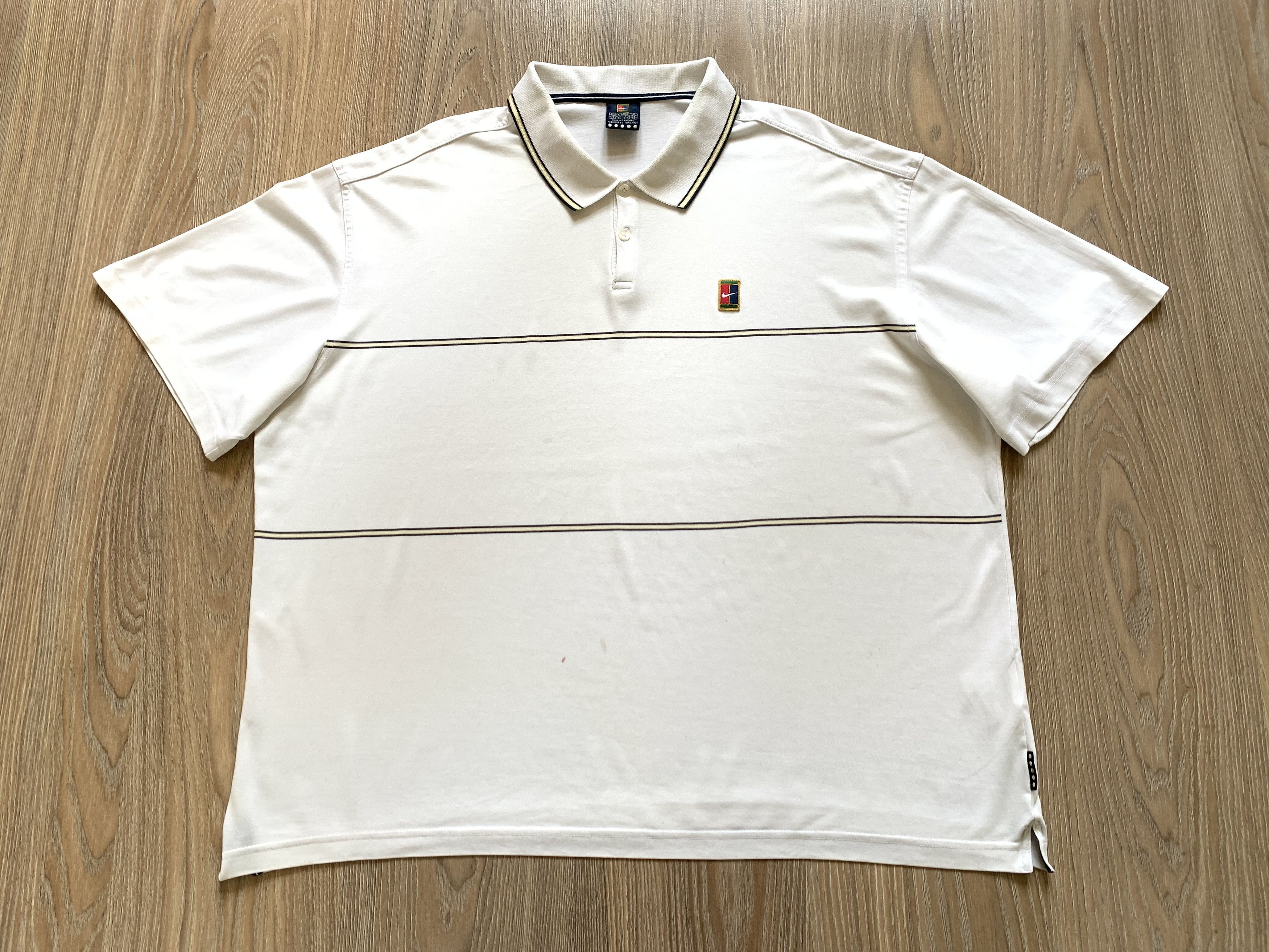 Nike Nike Vintage Alpha Project Tennis Training Polo T Shirt Size US L / EU 52-54 / 3 - 2 Thumbnail