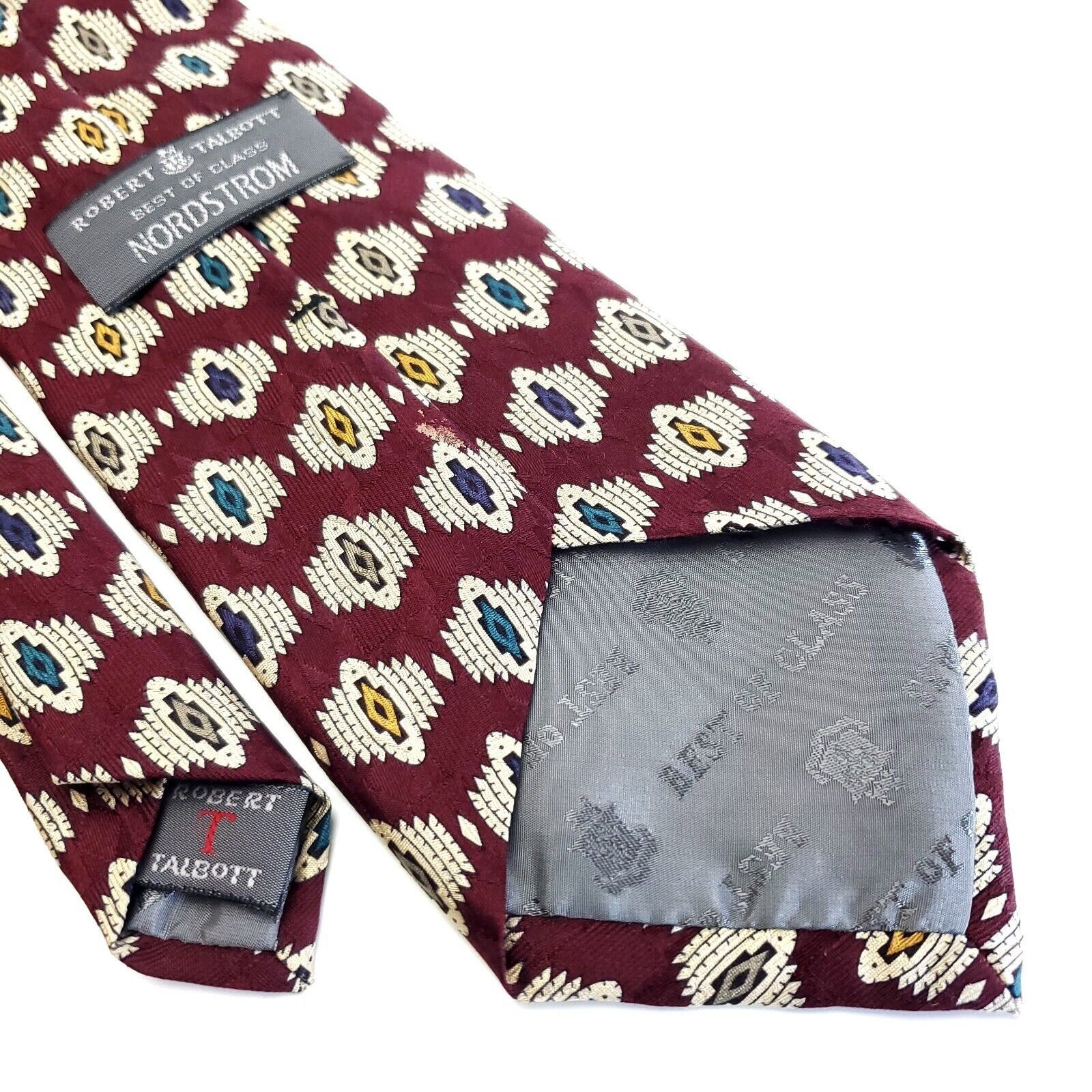 Robert Talbott Robert Talbott Best Of Class Nordstrom Red Geometric Print S Size ONE SIZE - 6 Thumbnail