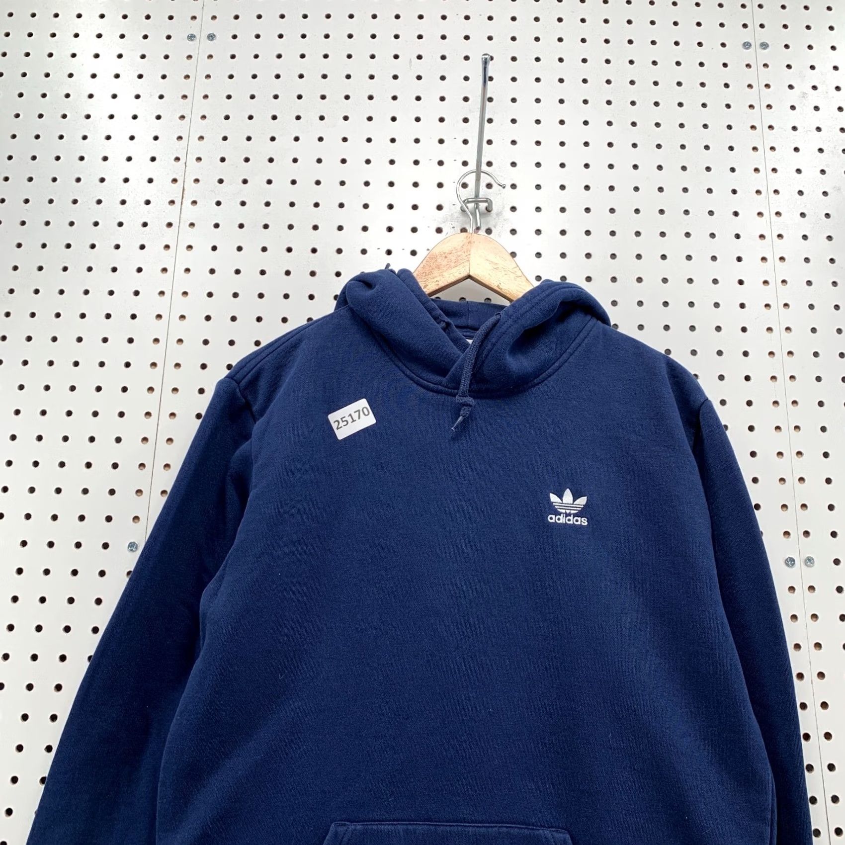 Adidas Adidas Originals Sweatshirt Navy Blue White Logo Mens Small Hooded Size US S / EU 44-46 / 1 - 5 Thumbnail