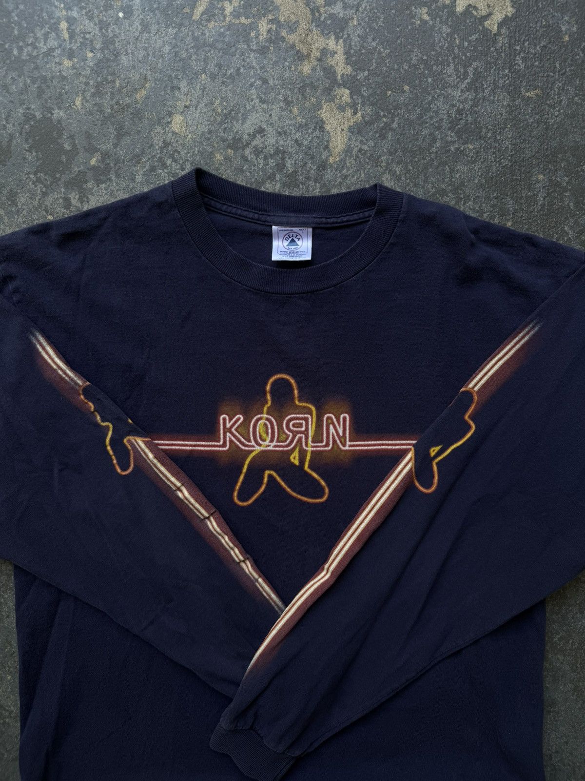 Band Tees Vintage Korn stripper 2000s y2k Long sleev Size US L / EU 52-54 / 3 - 1 Thumbnail