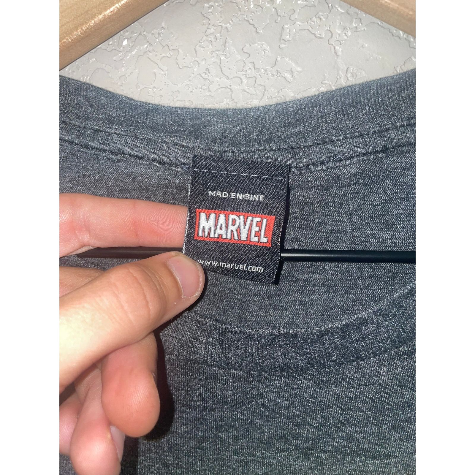 Marvel Comics Marvel Superhero Gray Shirt Green Hulk Thor Tee Super Hero M Size US M / EU 48-50 / 2 - 4 Thumbnail