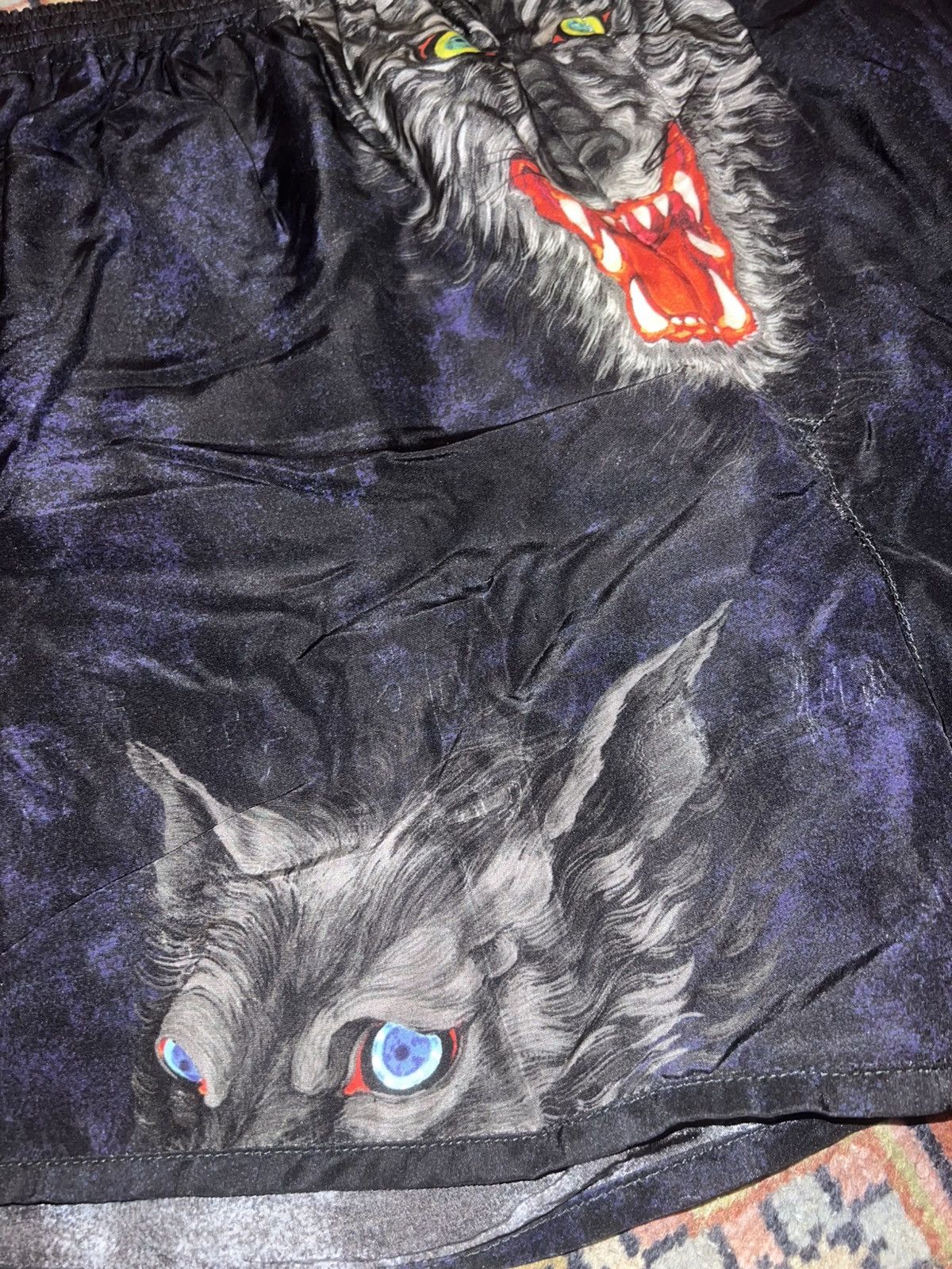 Yohji Yamamoto Yohji Yamamoto Pour Homme AW09 Cerberus Silk Shorts Size US 32 / EU 48 - 3 Thumbnail