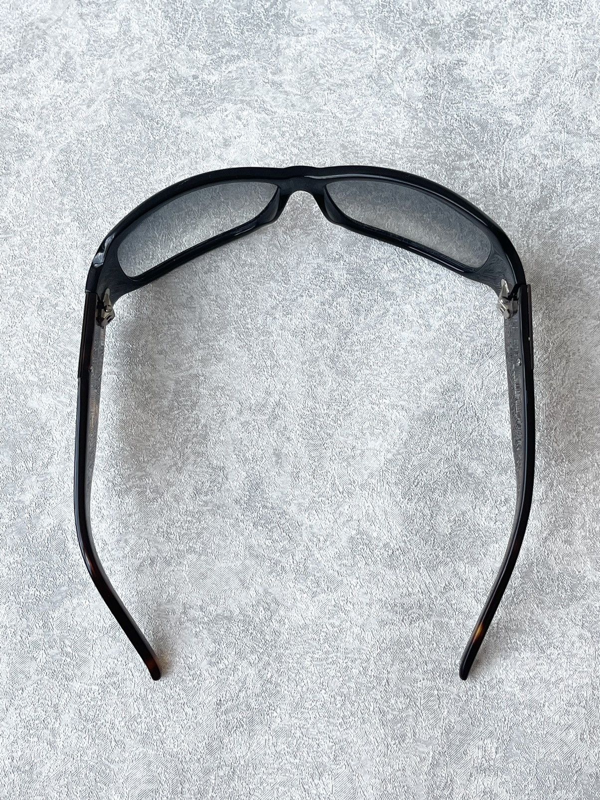 Dior Vintage Christian Dior Shaded 1S Tortoise Shield Sunglasses Size ONE SIZE - 10 Thumbnail