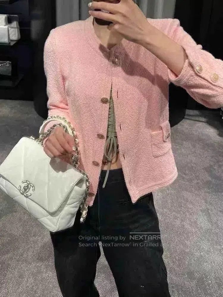 Chanel Chanel Seoul Collection Pink Woven Jacket. Size XXS / US 00 / IT 34 - 1 Thumbnail