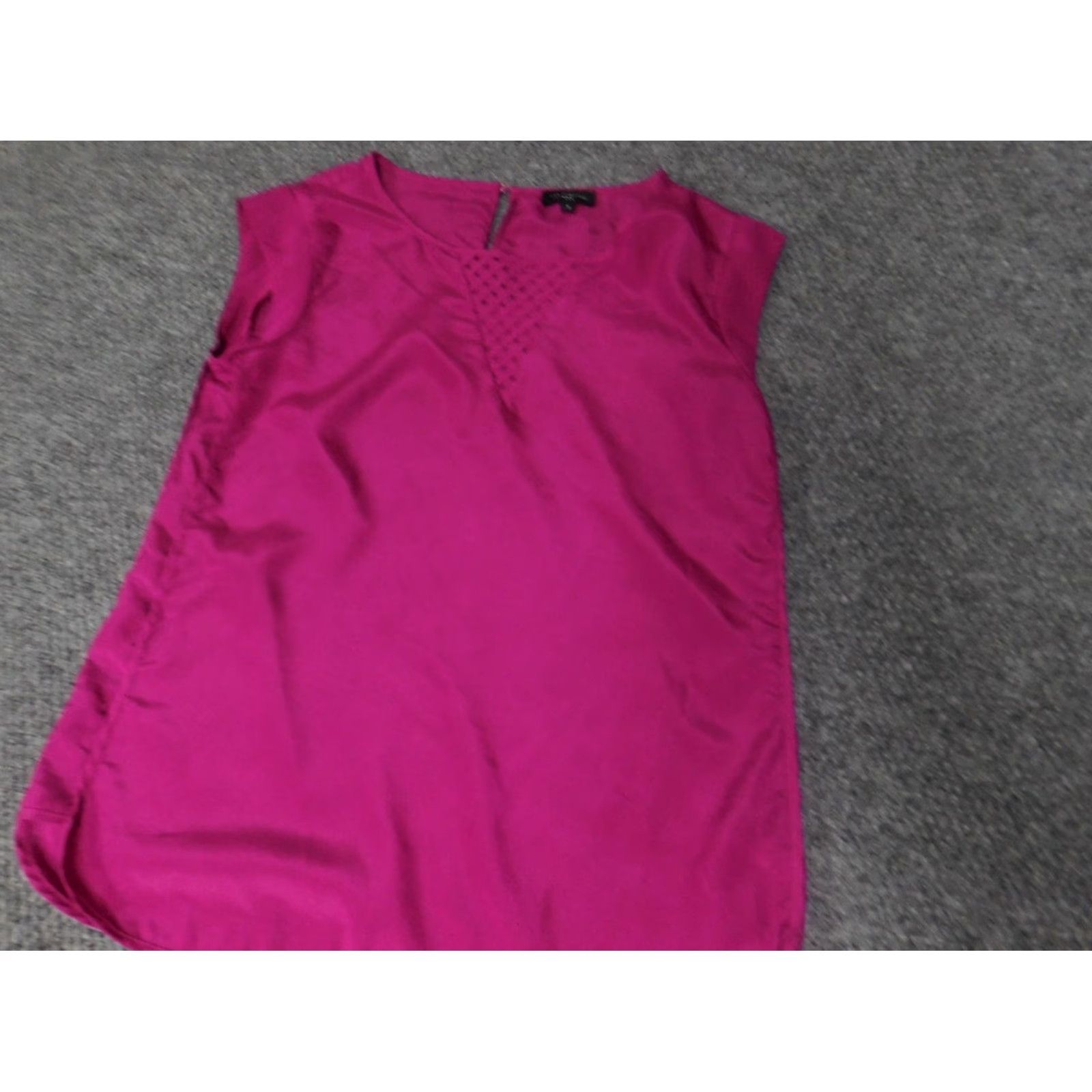 Vintage The Limited Blouse Sleeveless Purple Regular Small Womens Stretch Knit Pocket Casual Modern 90s? Size S / US 4 / IT 40 - 2 Thumbnail