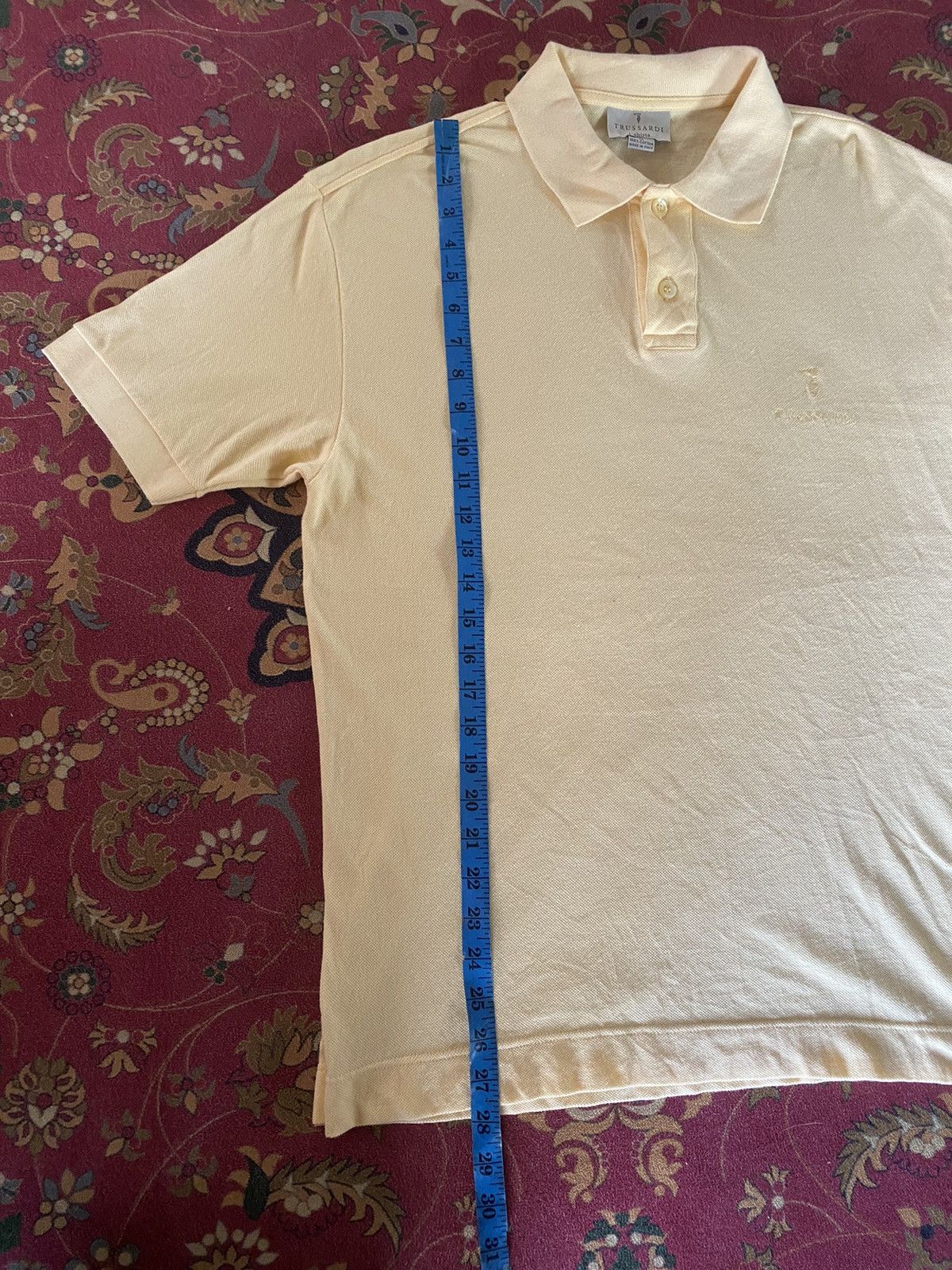 Trussardi Vintage Trussardi Polo Tee Size US L / EU 52-54 / 3 - 10 Thumbnail