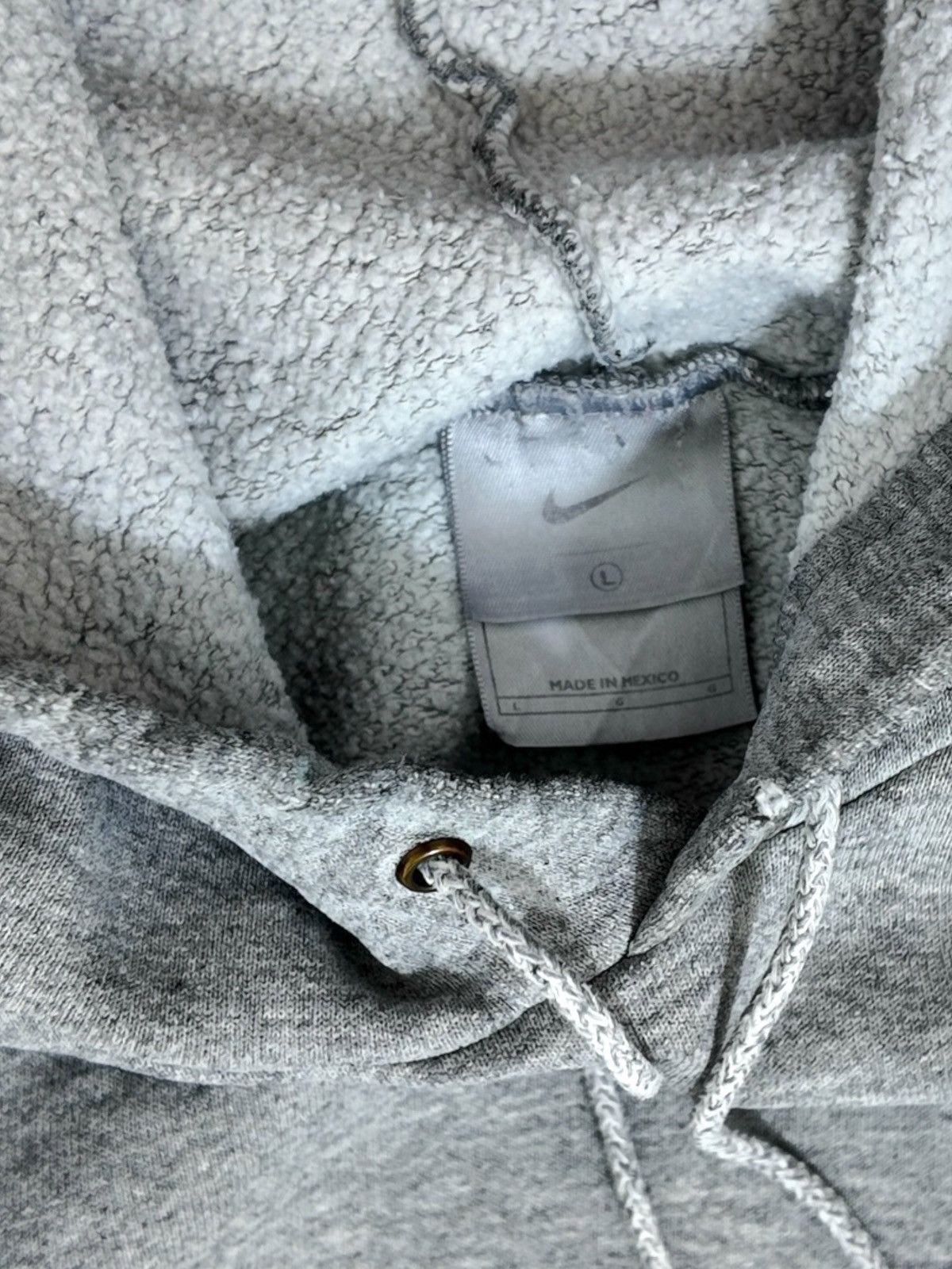 Nike × Vintage Vintage Nike Center Swoosh Hoodie Y2K Size US L / EU 52-54 / 3 - 5 Thumbnail