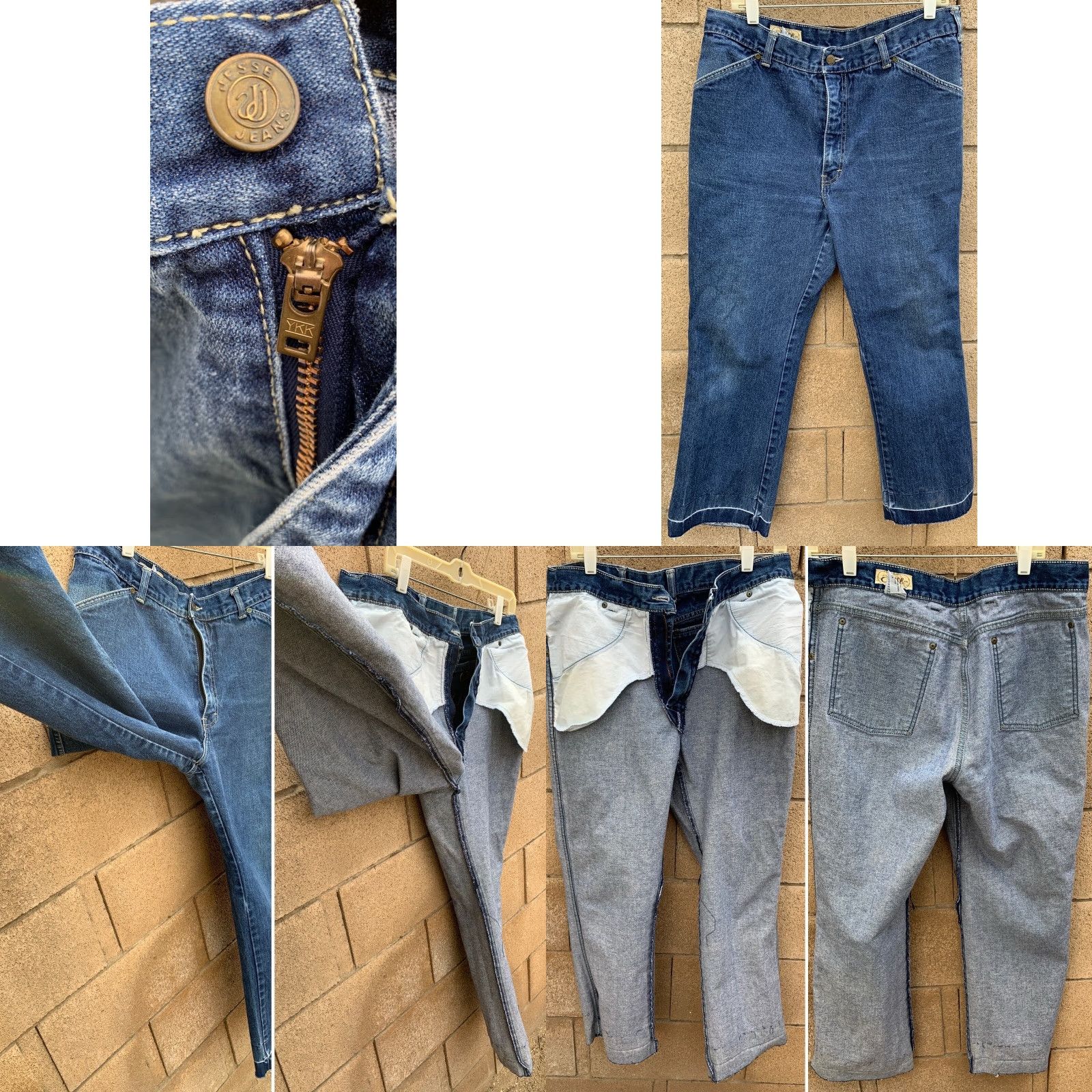 Vintage VINTAGE Jesse Jeans Mens Size 40 Waist 36 in Blue 100% Cotton Jeans with Pockets See Pics Mens Regular 29.5 Inseam Size US 40 / EU 56 - 9 Thumbnail