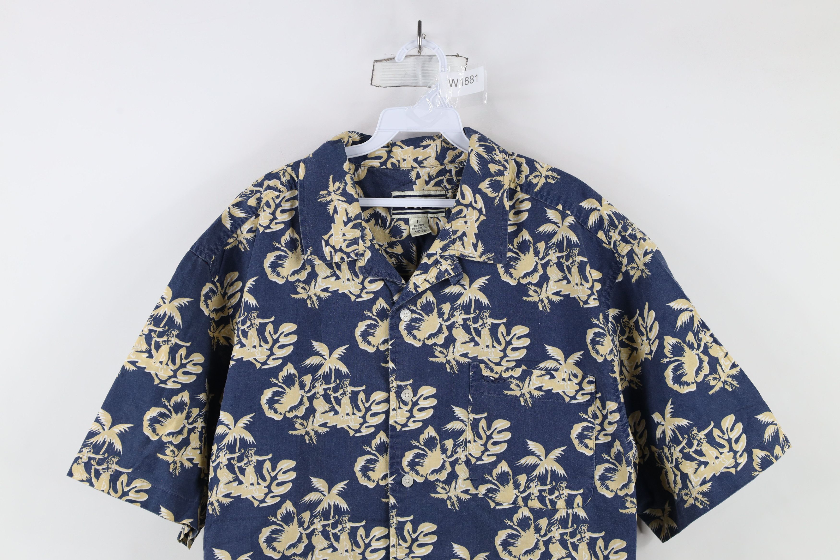 Ocean Pacific × Vintage Vintage 90s Ocean Pacific OP Surf Looped Collar Button Shirt Size US L / EU 52-54 / 3 - 2 Thumbnail