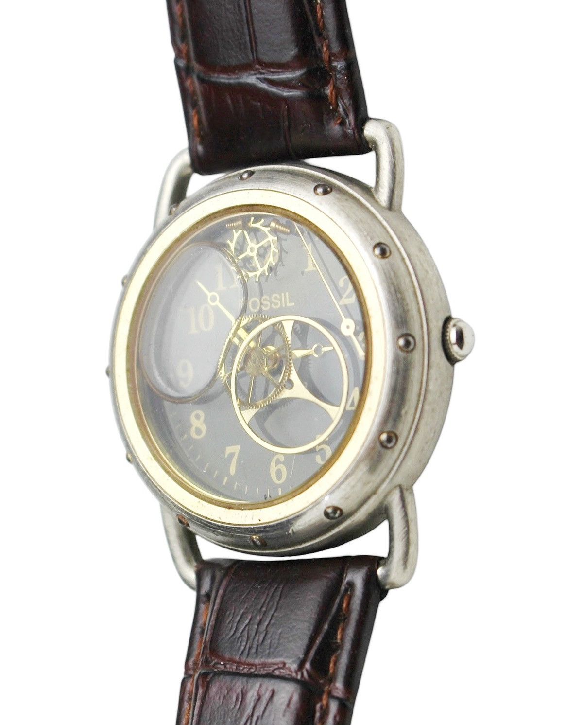Vintage 2000S FOSSIL STEAMPUNK ANALOG WATCH Size ONE SIZE - 4 Thumbnail
