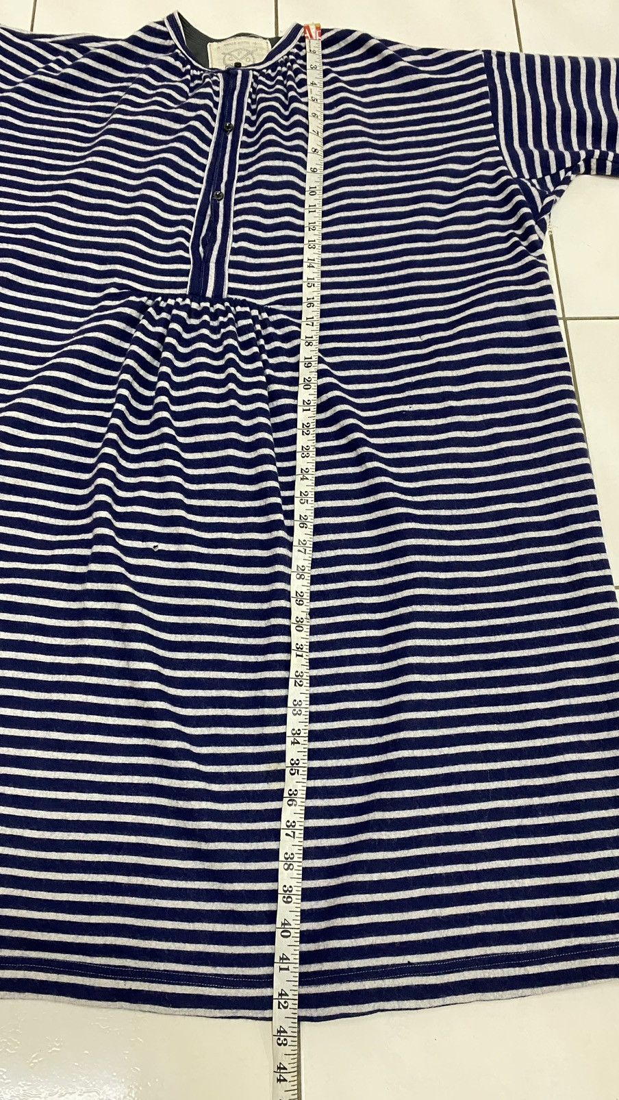 Kapital Kountry Vintage Kapital Distressed Striped Wool Dress Size ONE SIZE - 21 Thumbnail