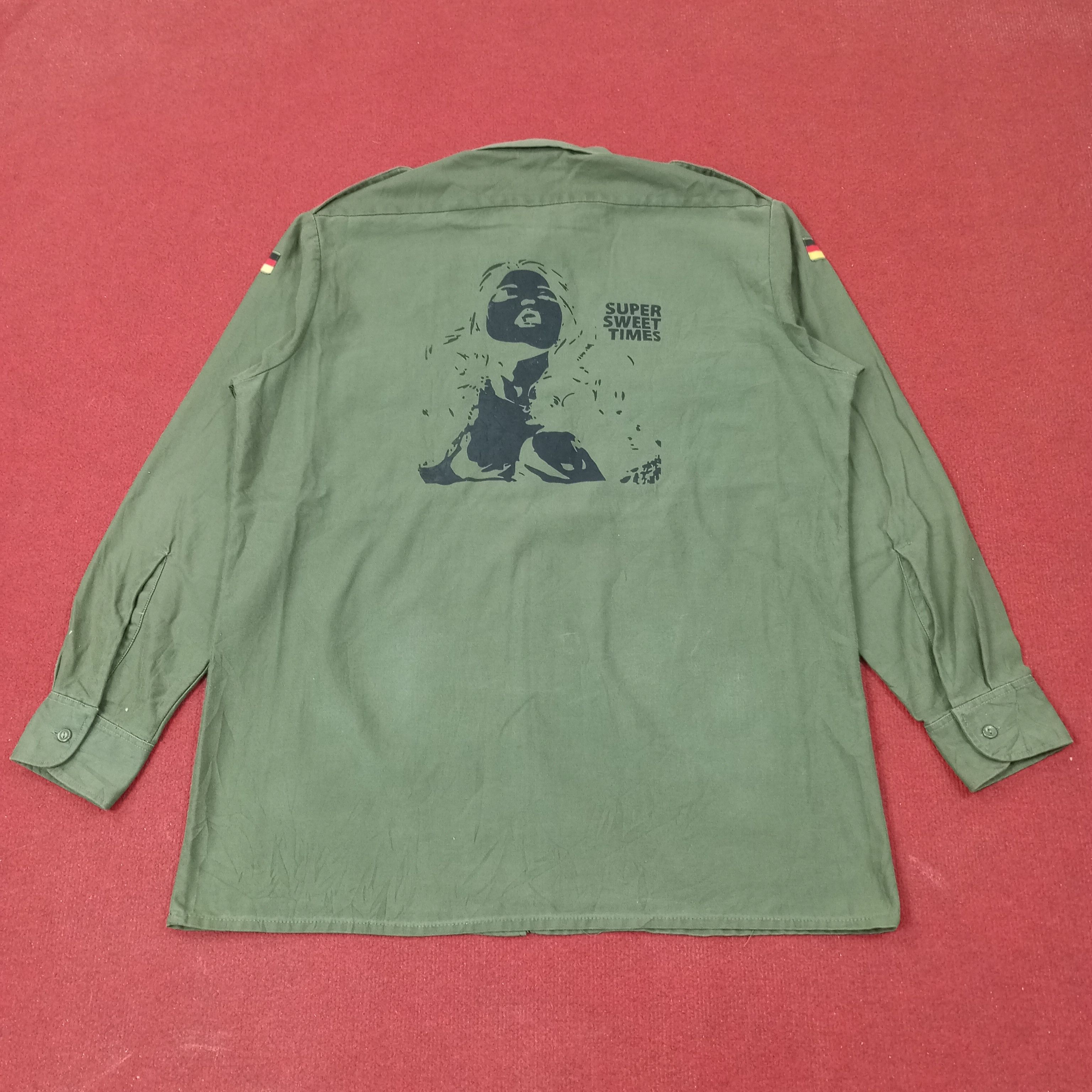 Vintage Germany Shirt Jacket Custom Art Hysteric Style c223n55 Size US XL / EU 56 / 4 - 1 Thumbnail