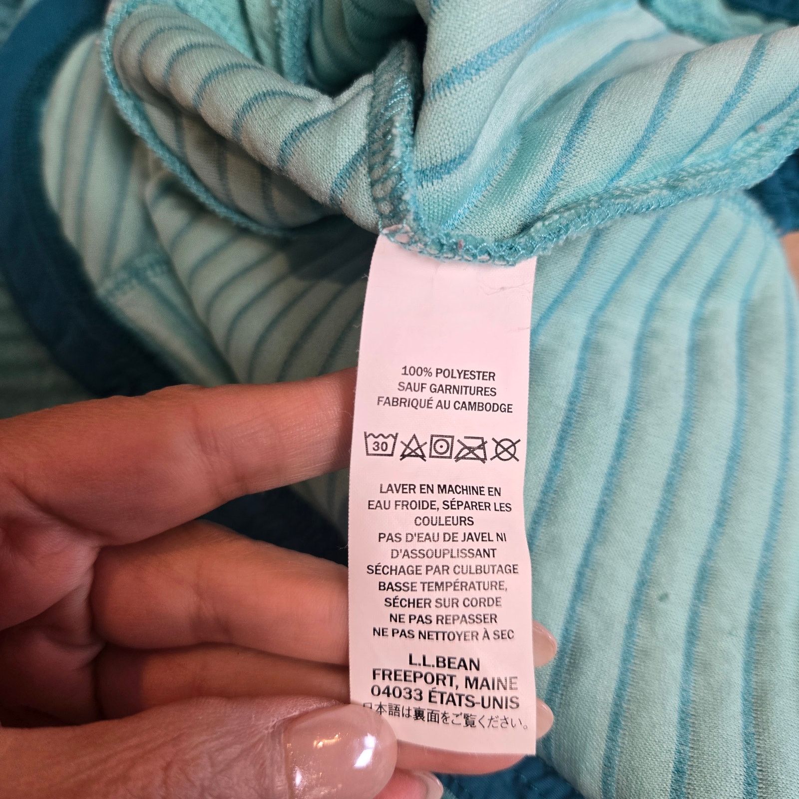 L.L. Bean L. L. Bean Airlight Ribbed Pullover Crew Neck Women's S teal Size S / US 4 / IT 40 - 5 Thumbnail