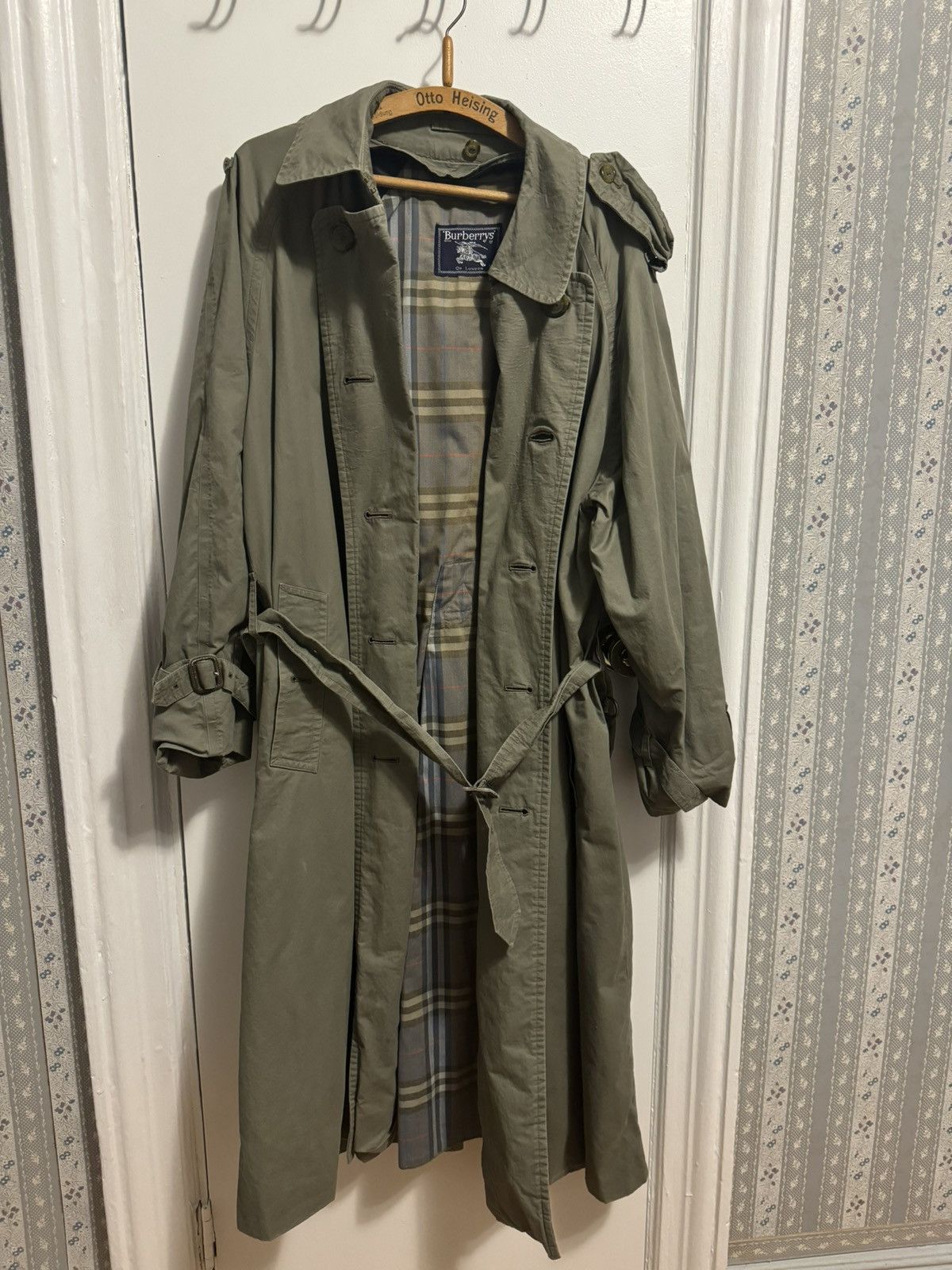Burberry × Vintage Burberry Trench Coat Size US L / EU 52-54 / 3 - 1 Thumbnail