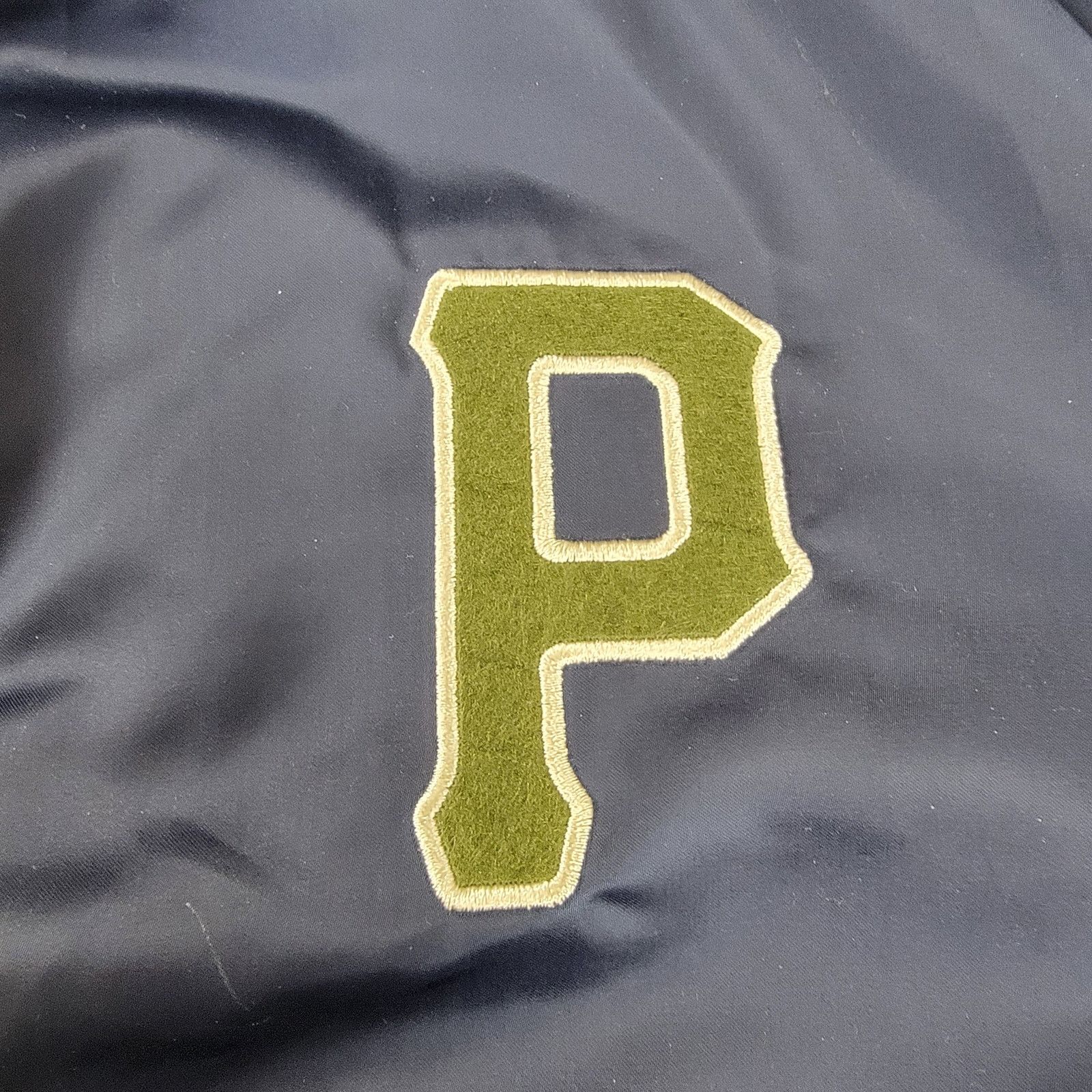 Primitive Primitive Clothing Dirty P Men Navy Satin Varsity Jacket Lg Size US L / EU 52-54 / 3 - 9 Thumbnail