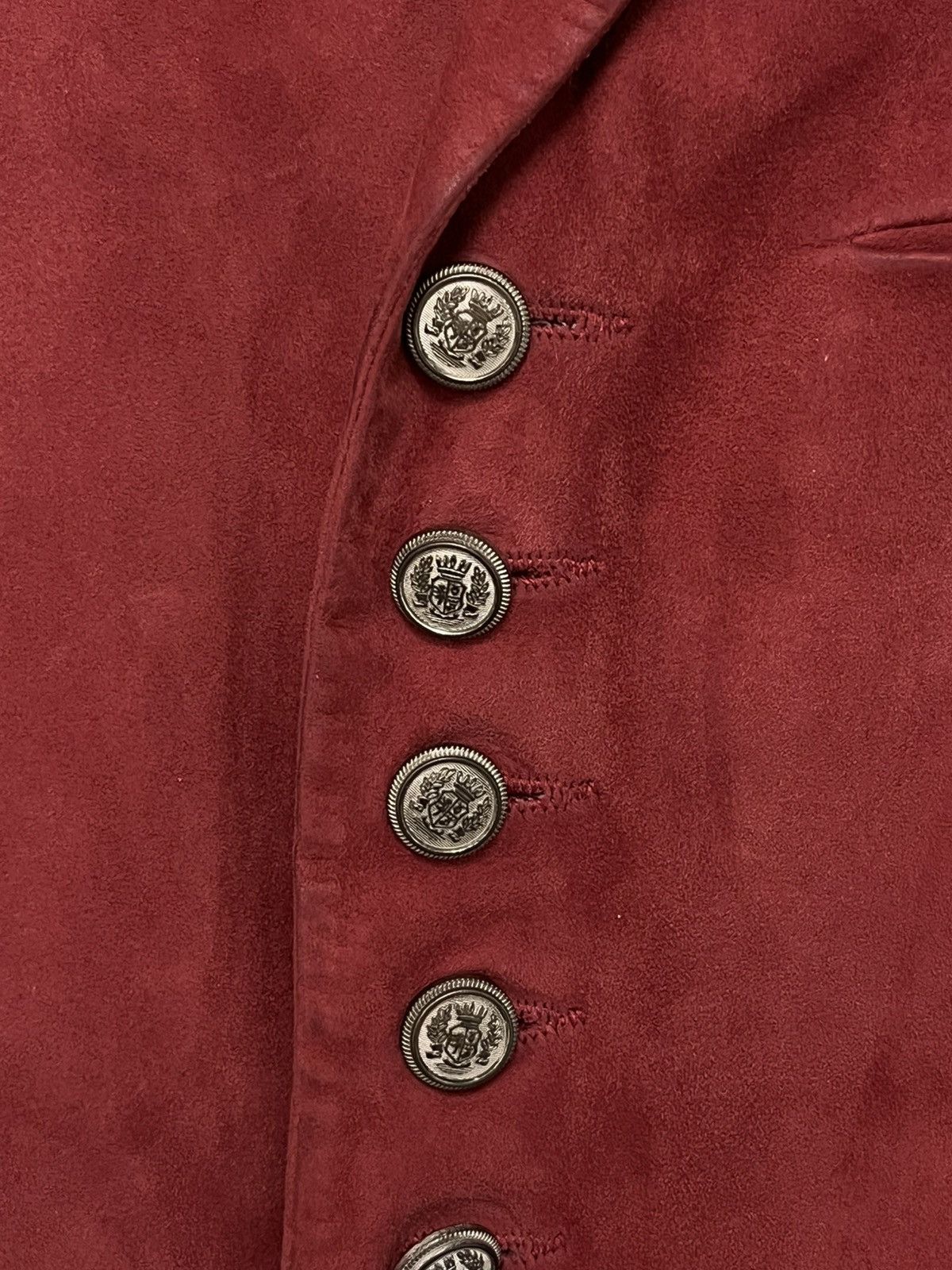 John Varvatos Goat Suede Multibutton Vest. Size EU 48 USA 38. Size US M / EU 48-50 / 2 - 6 Thumbnail