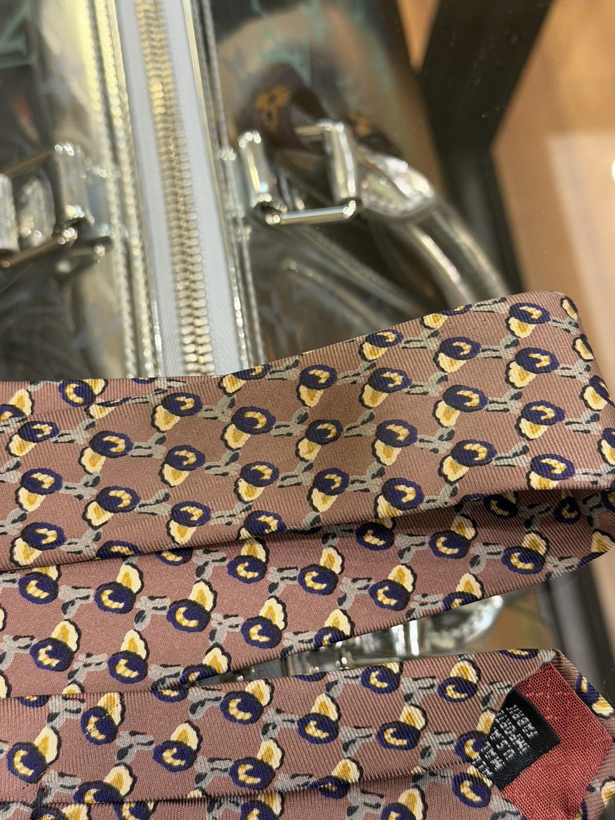 Christian Dior Monsieur Christian Dior Monsieur Tie - Brown Size ONE SIZE - 5 Thumbnail