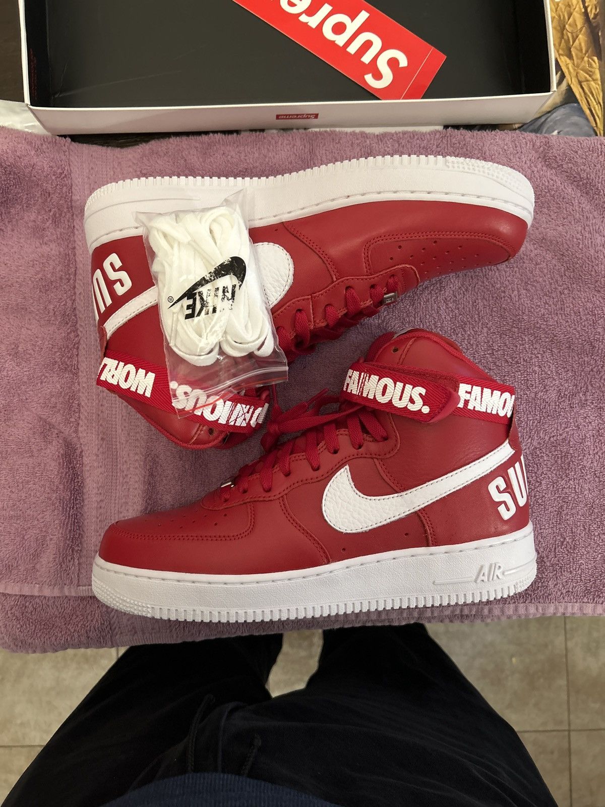 Nike × Supreme NIKE AIR FORCE 1 HIGH SUPREME SP Size US 10.5 / EU 43-44 - 1 Thumbnail