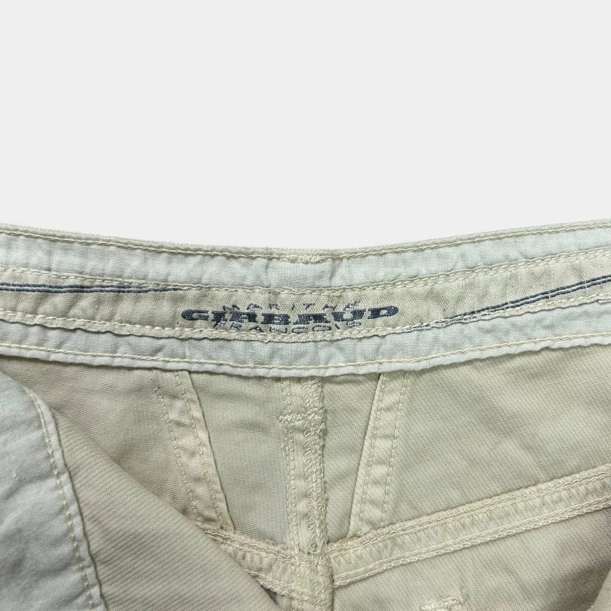 Marithe + Francois Girbaud Marithé + François Girbaud 1990s Beige Carpenter Pants Size US 31 - 4 Thumbnail